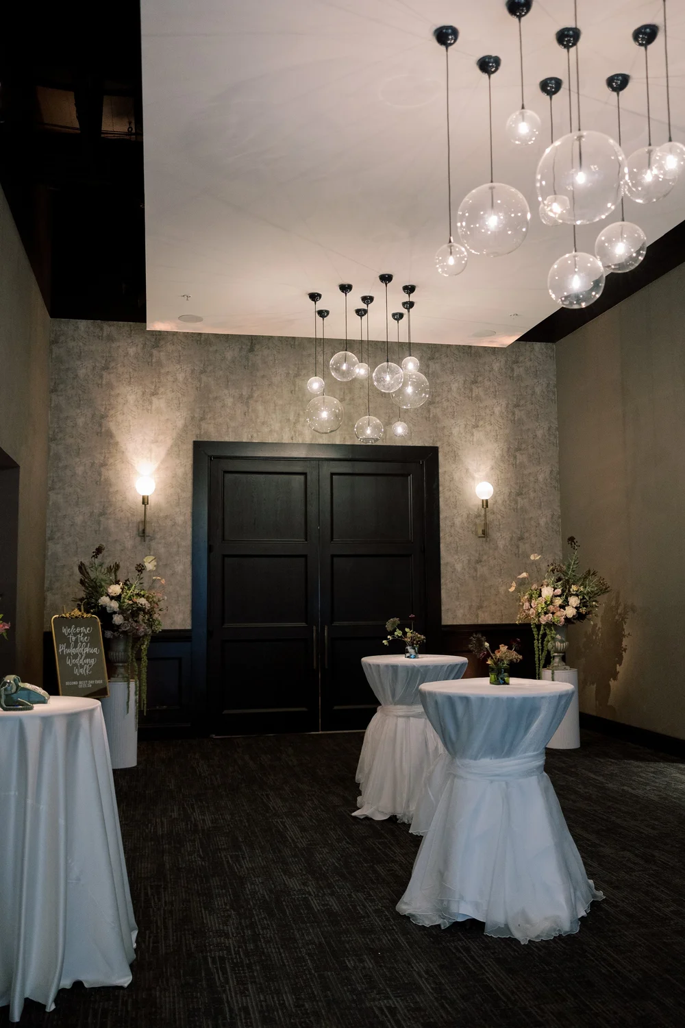 Immersive wedding design at Fitler Club