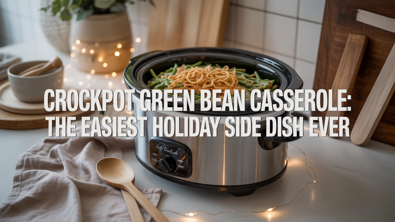 Crockpot Green Bean Casserole: The Easiest Holiday Side Dish Ever