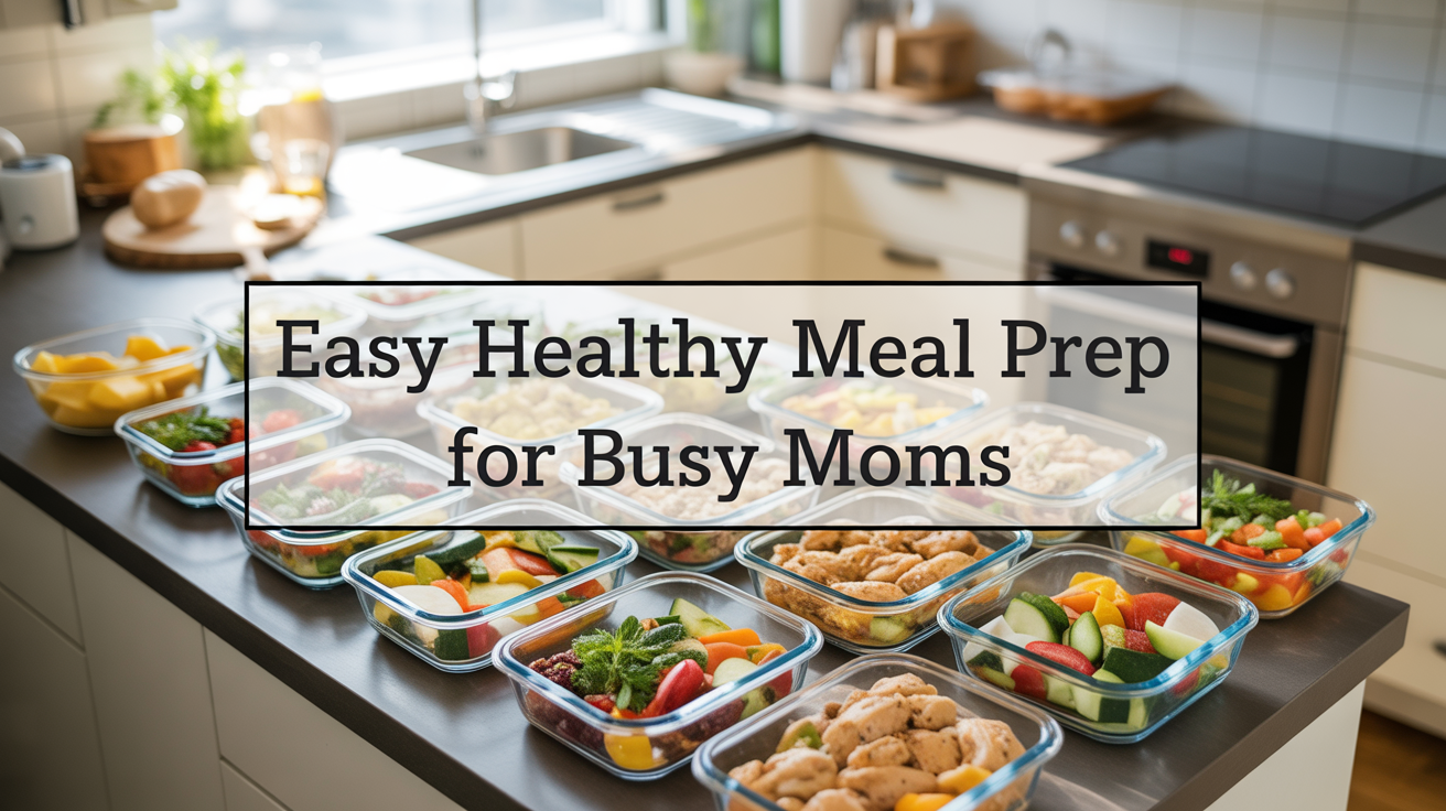 Easy Healthy Meal Prep for Busy Moms: Time-Saving Tips, Simple Recipes, and Must-Have Tools