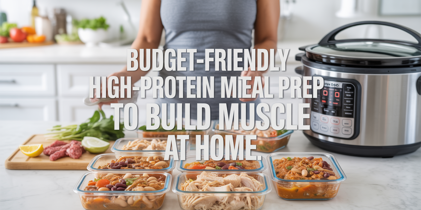 Budget-Friendly High-Protein Meal Prep to Build Muscle (Real Mom Edition)