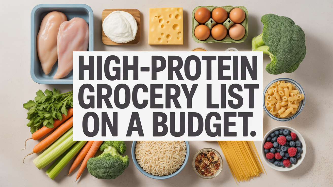 High-Protein Grocery List on a Budget (What I Buy Every Week)