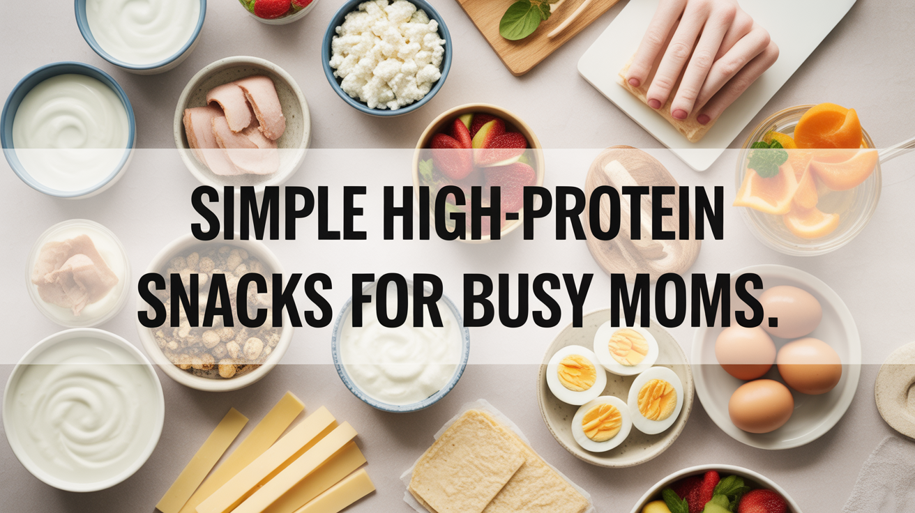 Simple High-Protein Snacks for Busy Moms (Quick, Cheap, and Kid-Friendly)
