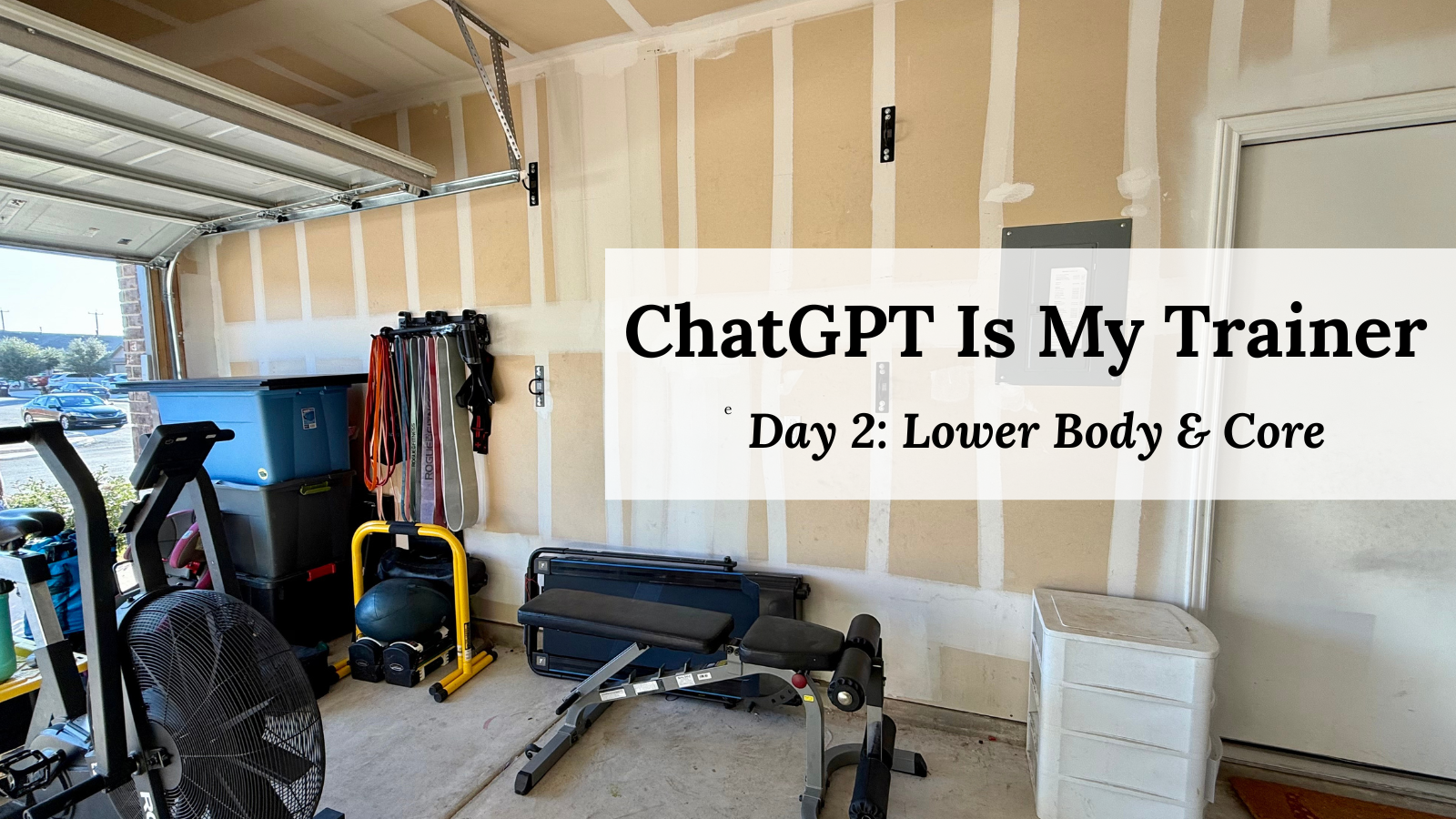 ChatGPT Is My Trainer: Day 2 of My Real-Life Lower Body &amp; Core Workout