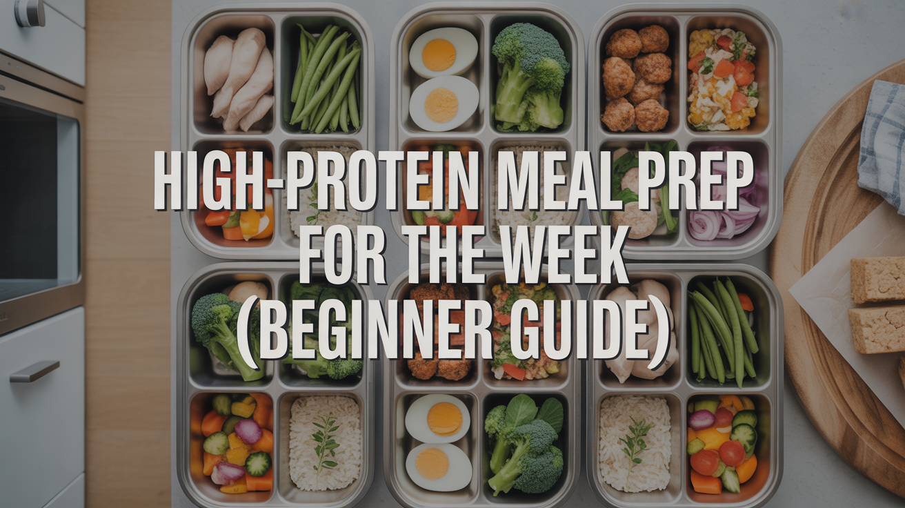 High-Protein Meal Prep for the Week (Beginner-Friendly Guide)