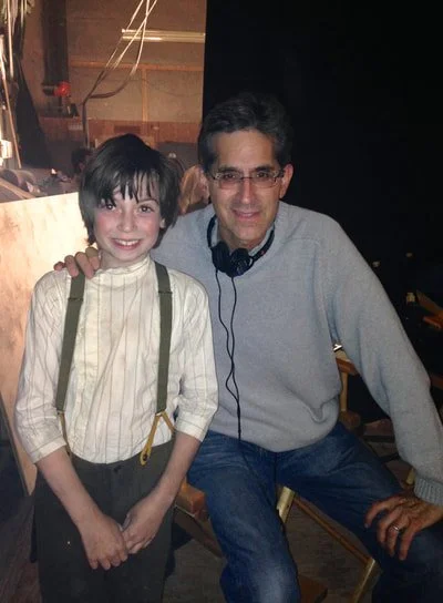 Nicky and director John T. Kretchmer on the set of Forever