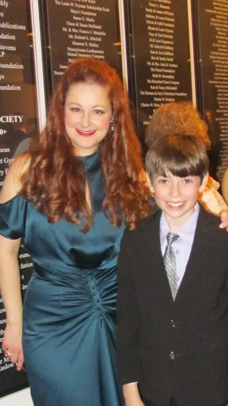 Nicky with Rebecca Robbins in Mary Poppins Walnut Street Theatre.