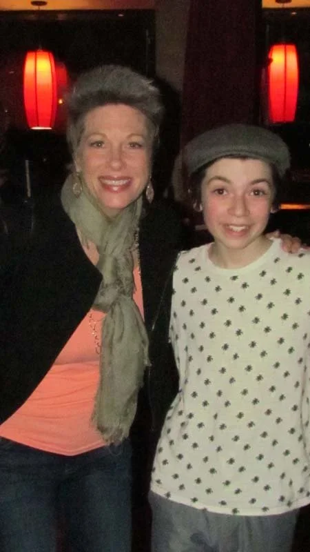 Nicky with Marin Mazzie. The King and I at Lincoln Center Theater.