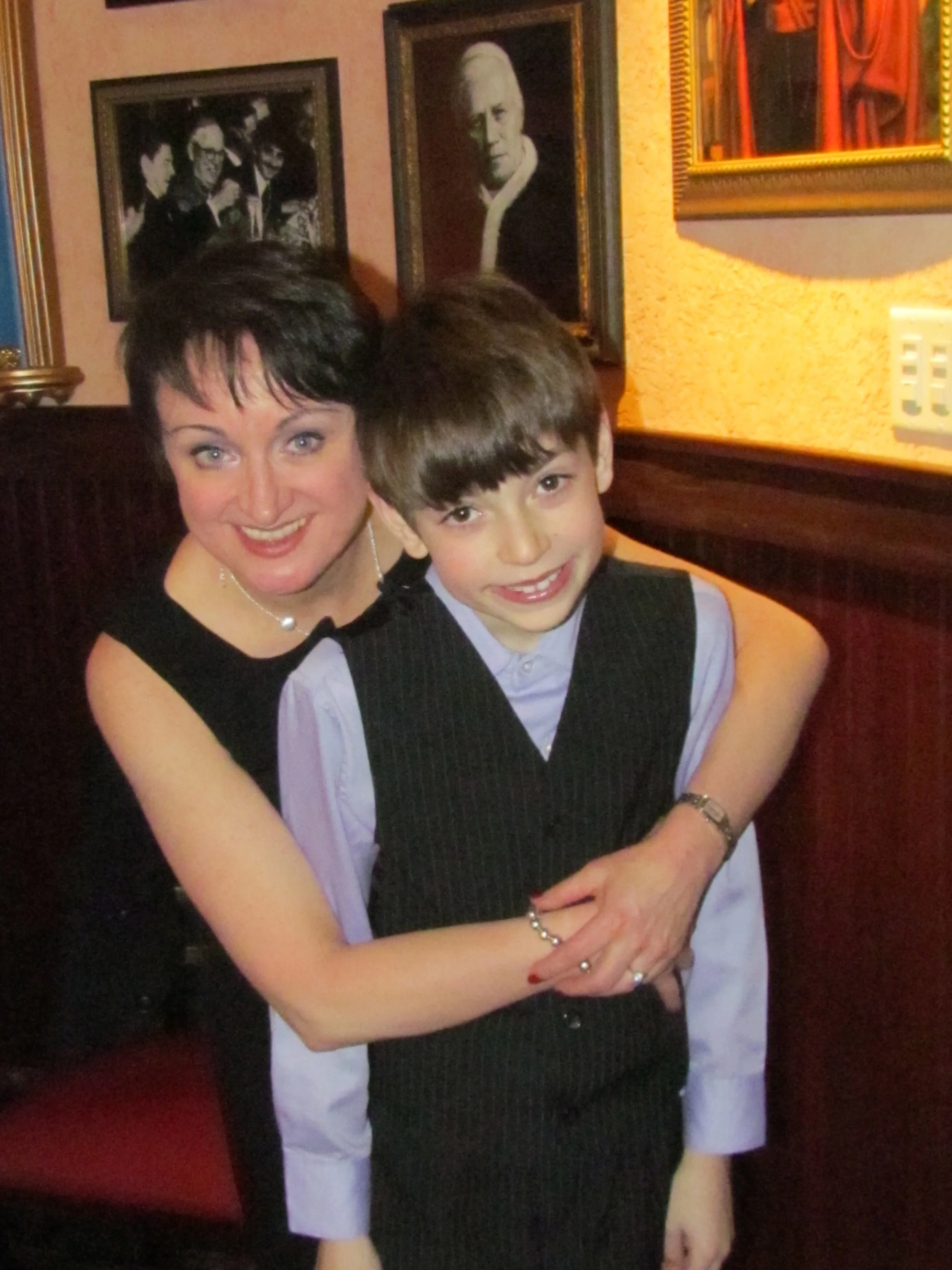 Nicky with Caroline O'Connor - A Christmas Story the Musical