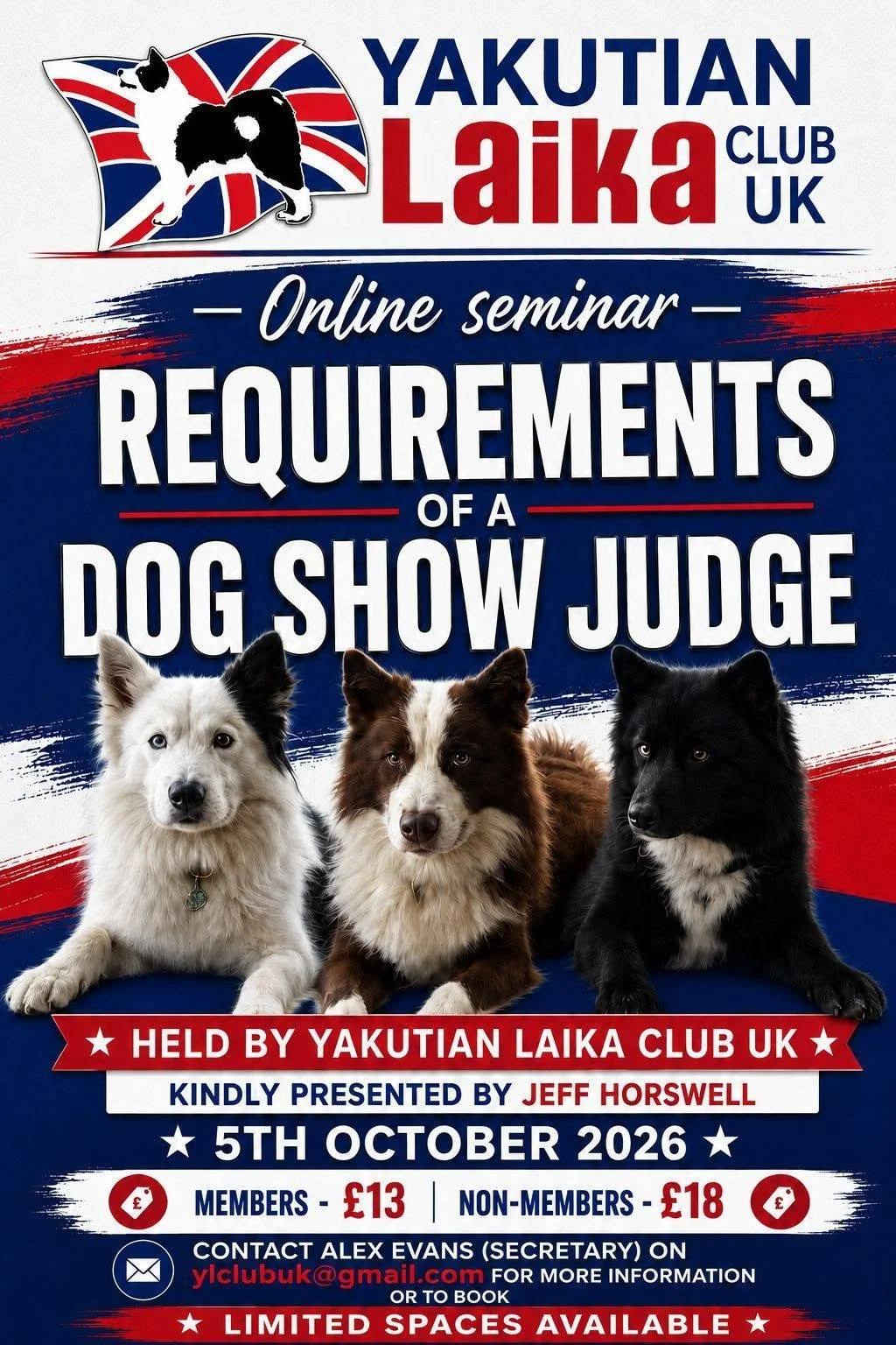 *Online Seminar* Requirements of a Dog Show Judge