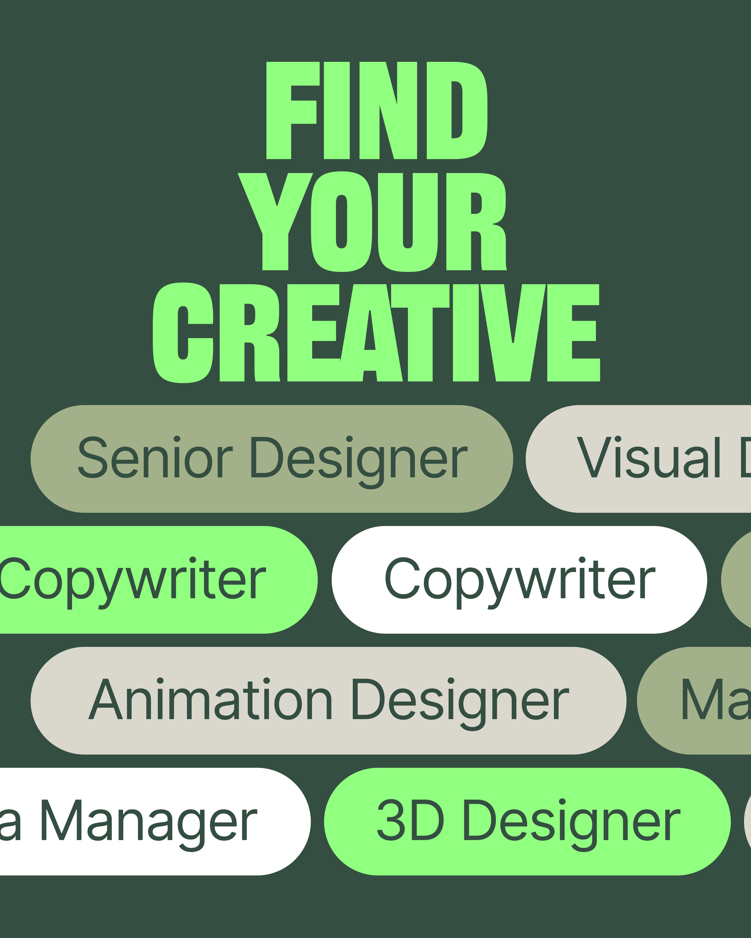 Creative recruitment jobs