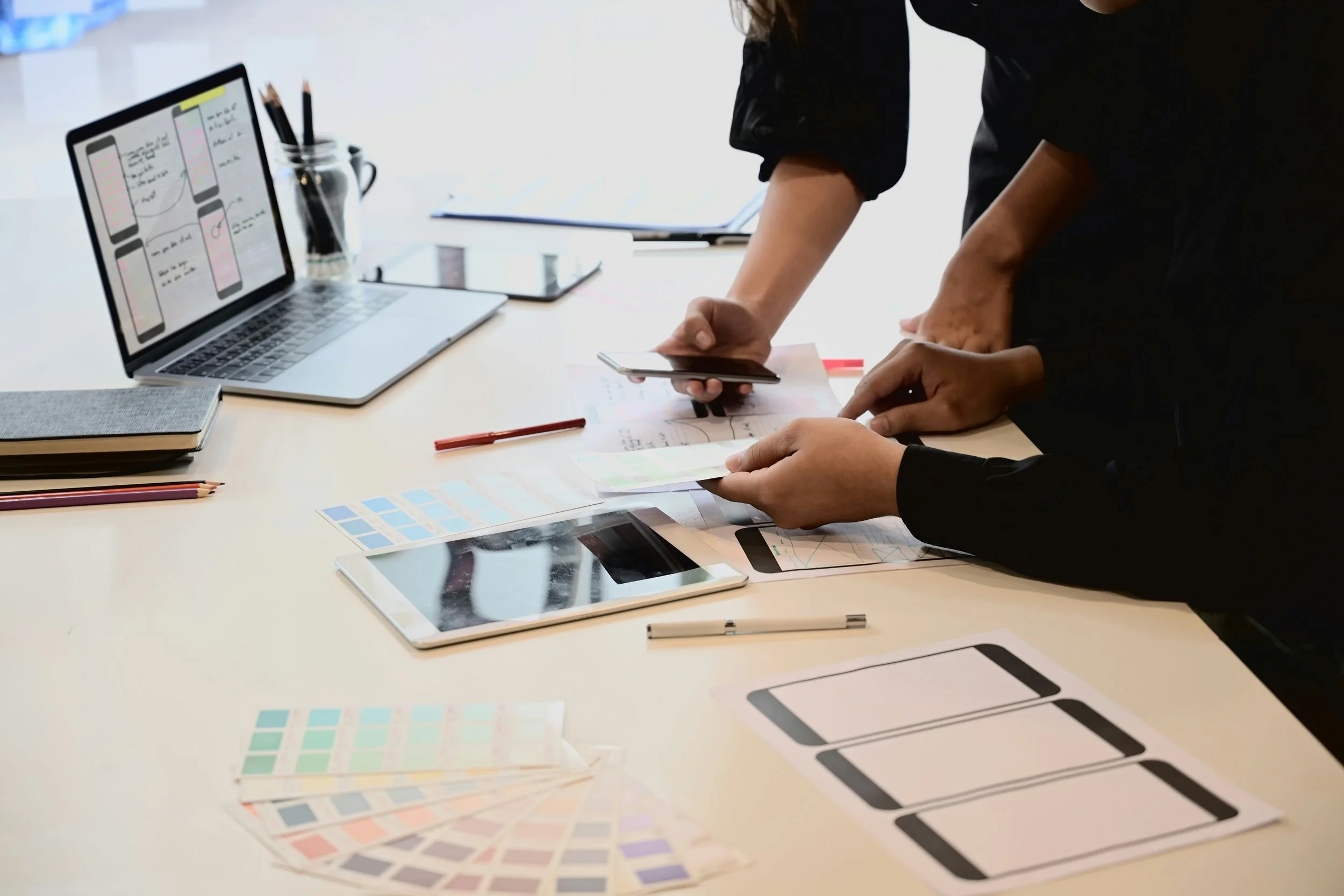 Creative studio helping small business with branding assistance