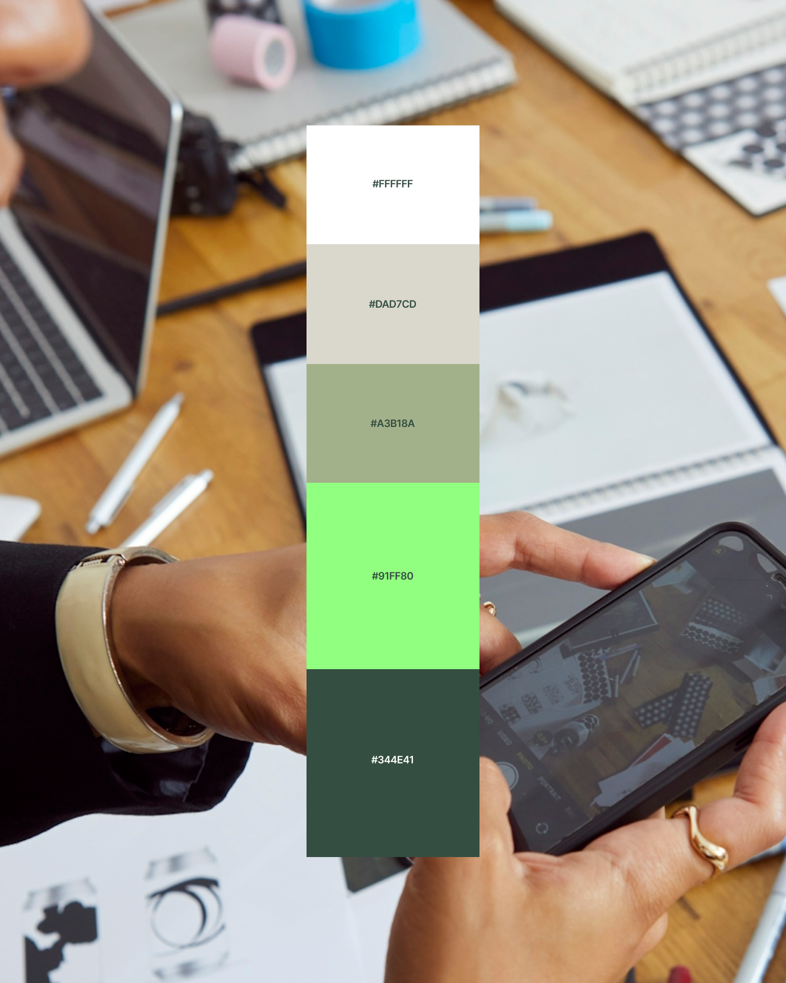 Staffing agency colour palette