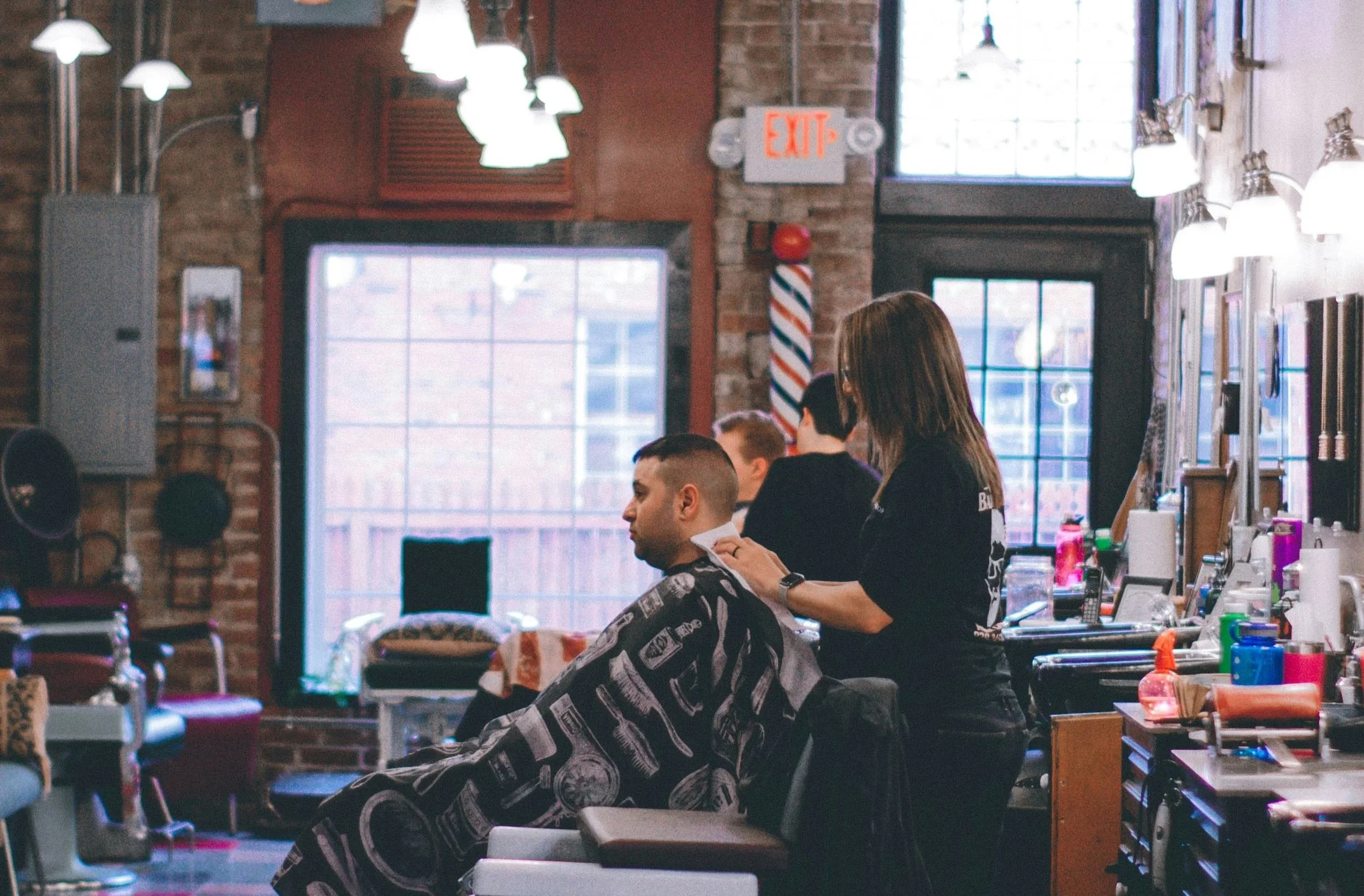 Hair salon branding for shop