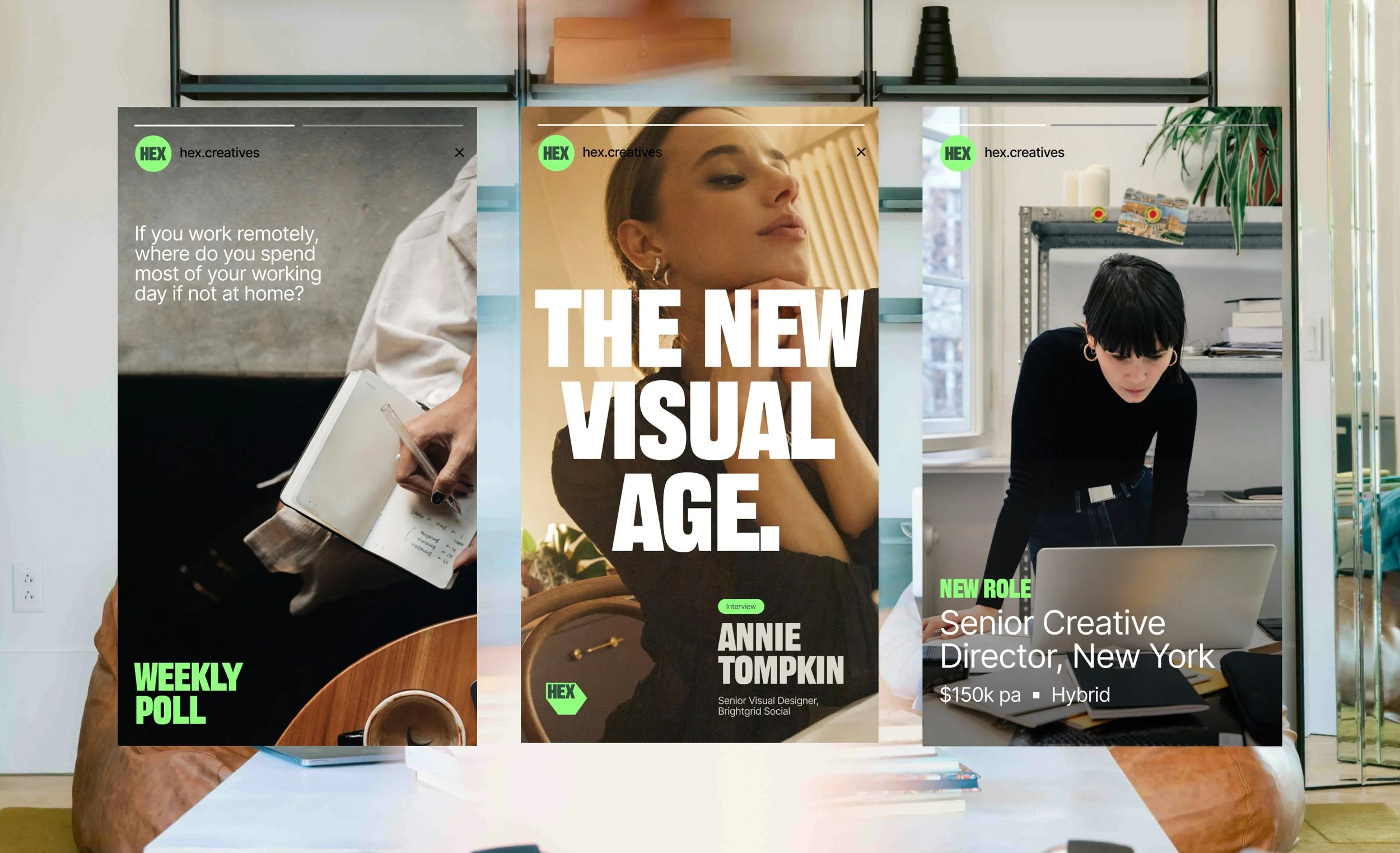 Staffing agency social media instagram stories