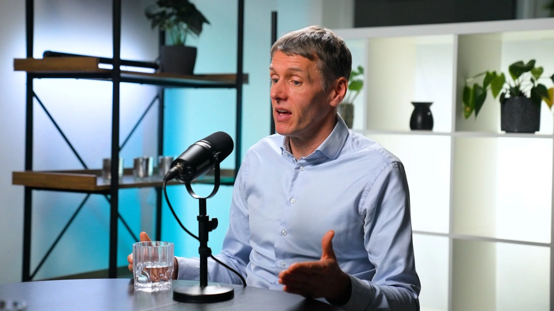 A roundtable medical insight podcast recording