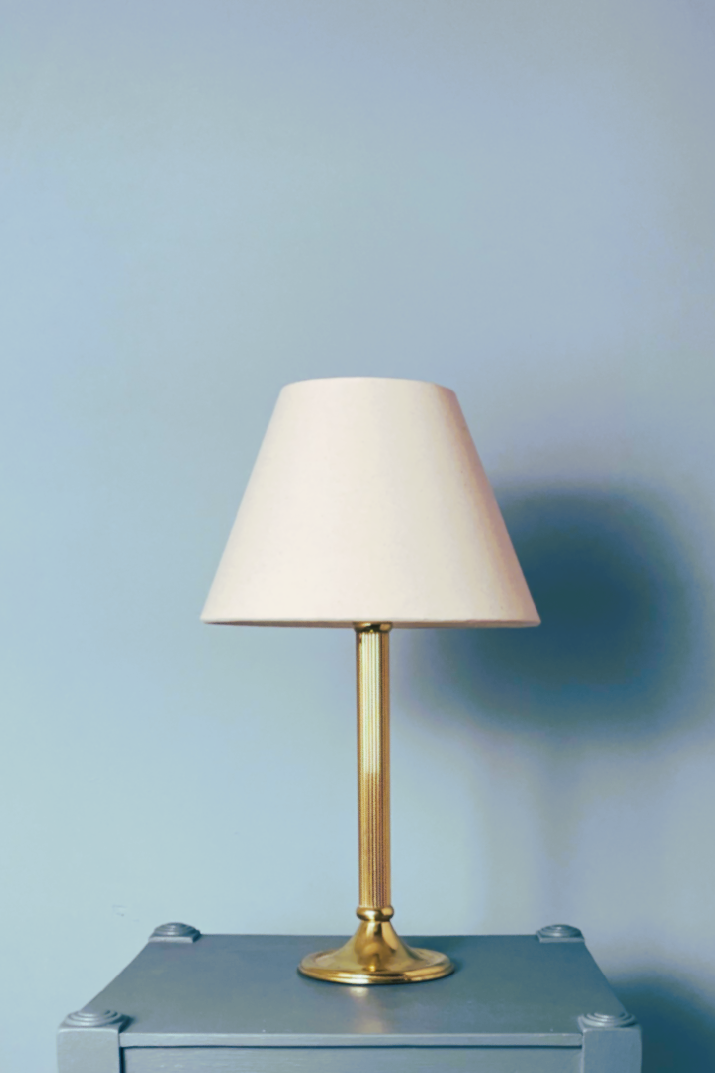 Reeded Brass Column (Pair Available)