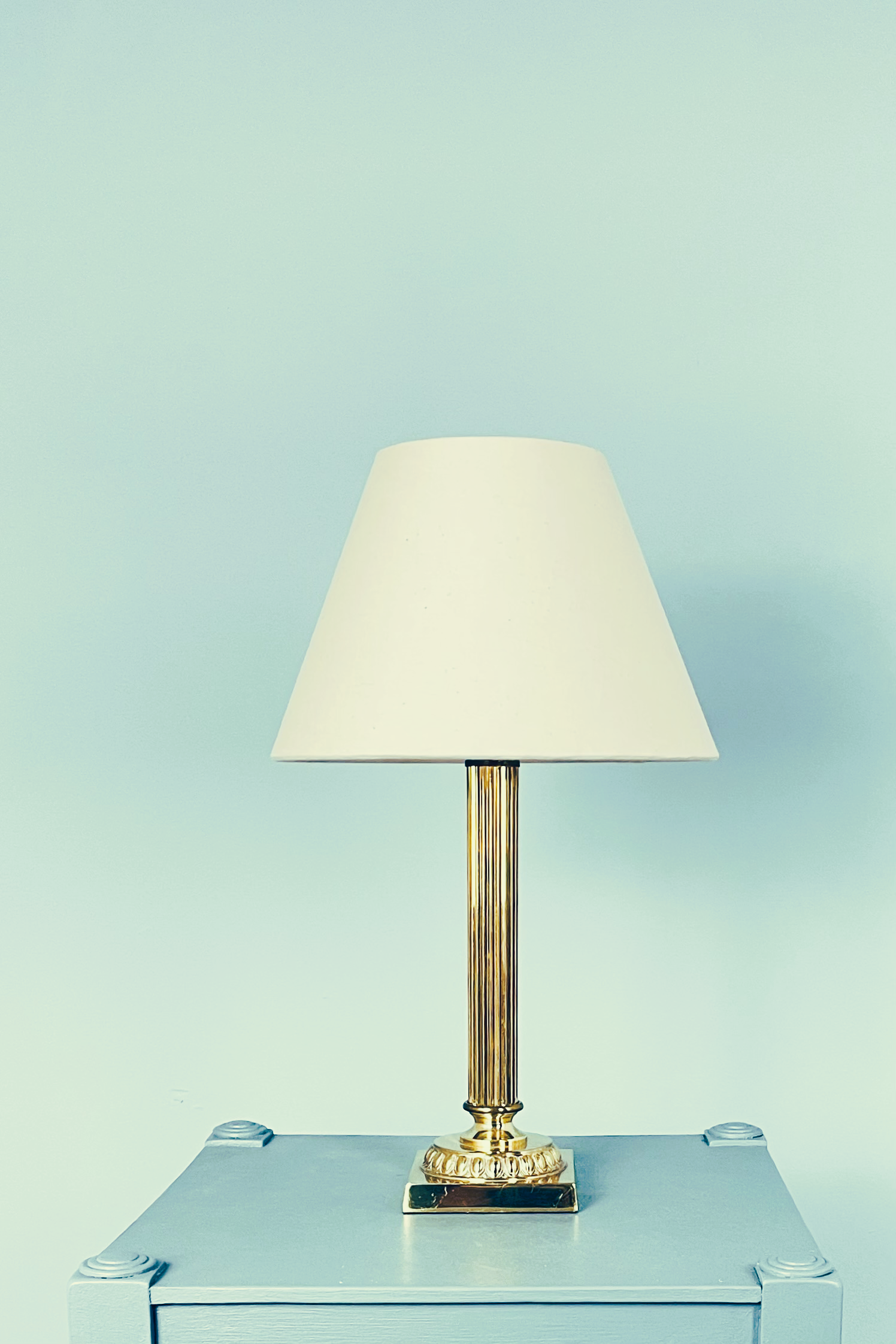 Small Brass Corinthian Column