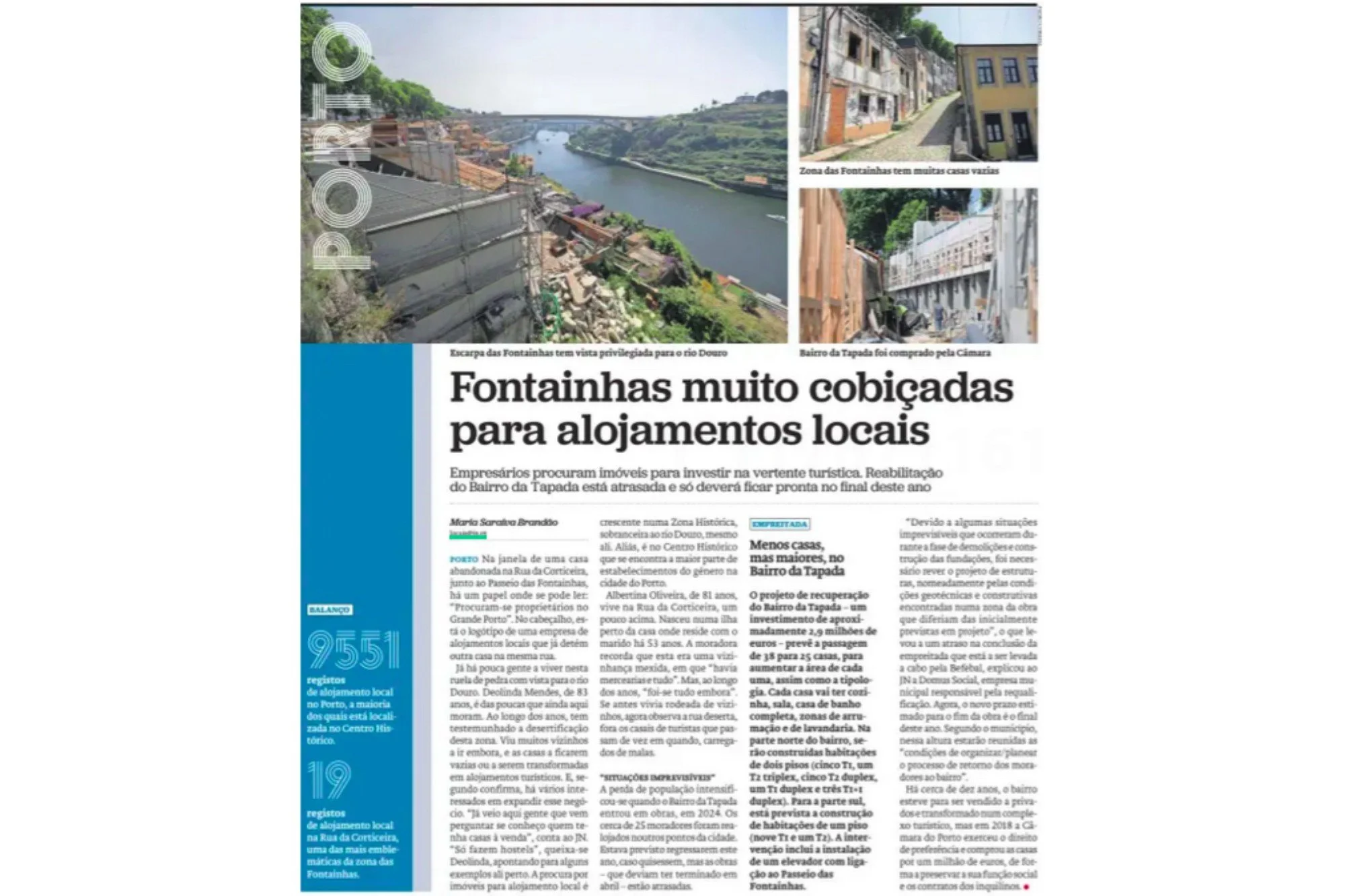 Empresas de alojamentos turísticos à caça de imóveis na zona das Fontainhas