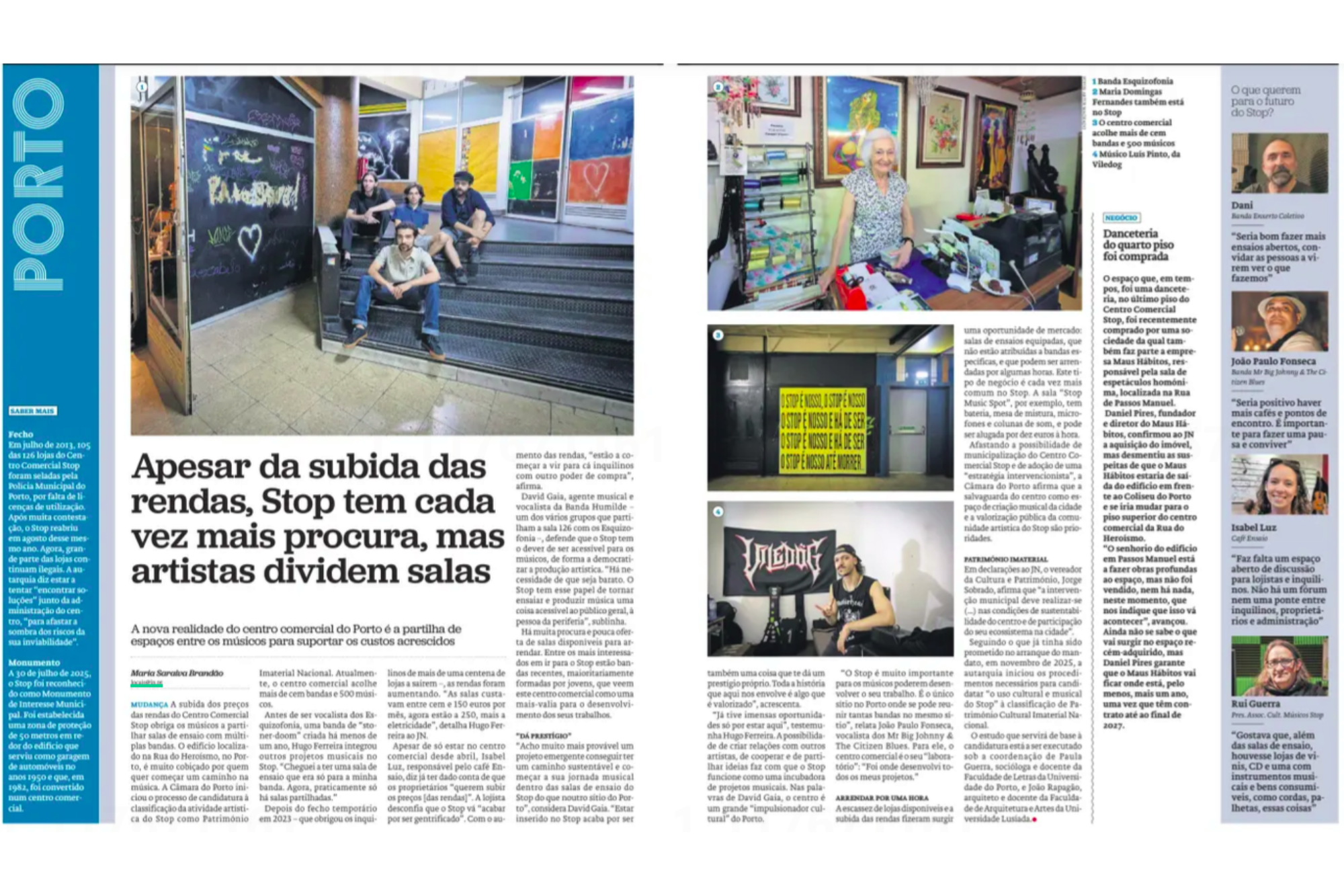 Apesar da subida das rendas, Stop tem cada vez mais procura, mas artistas dividem salas
