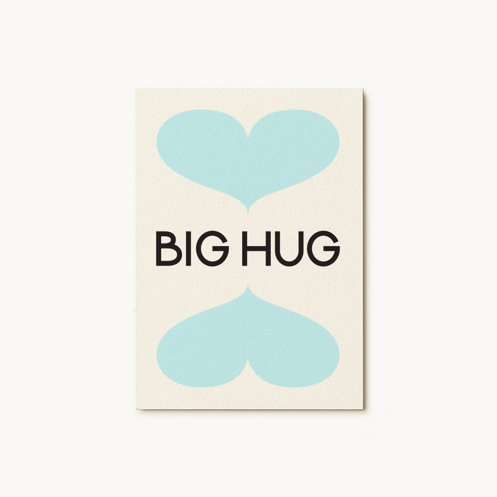 Big Hug A6 Portrait Card