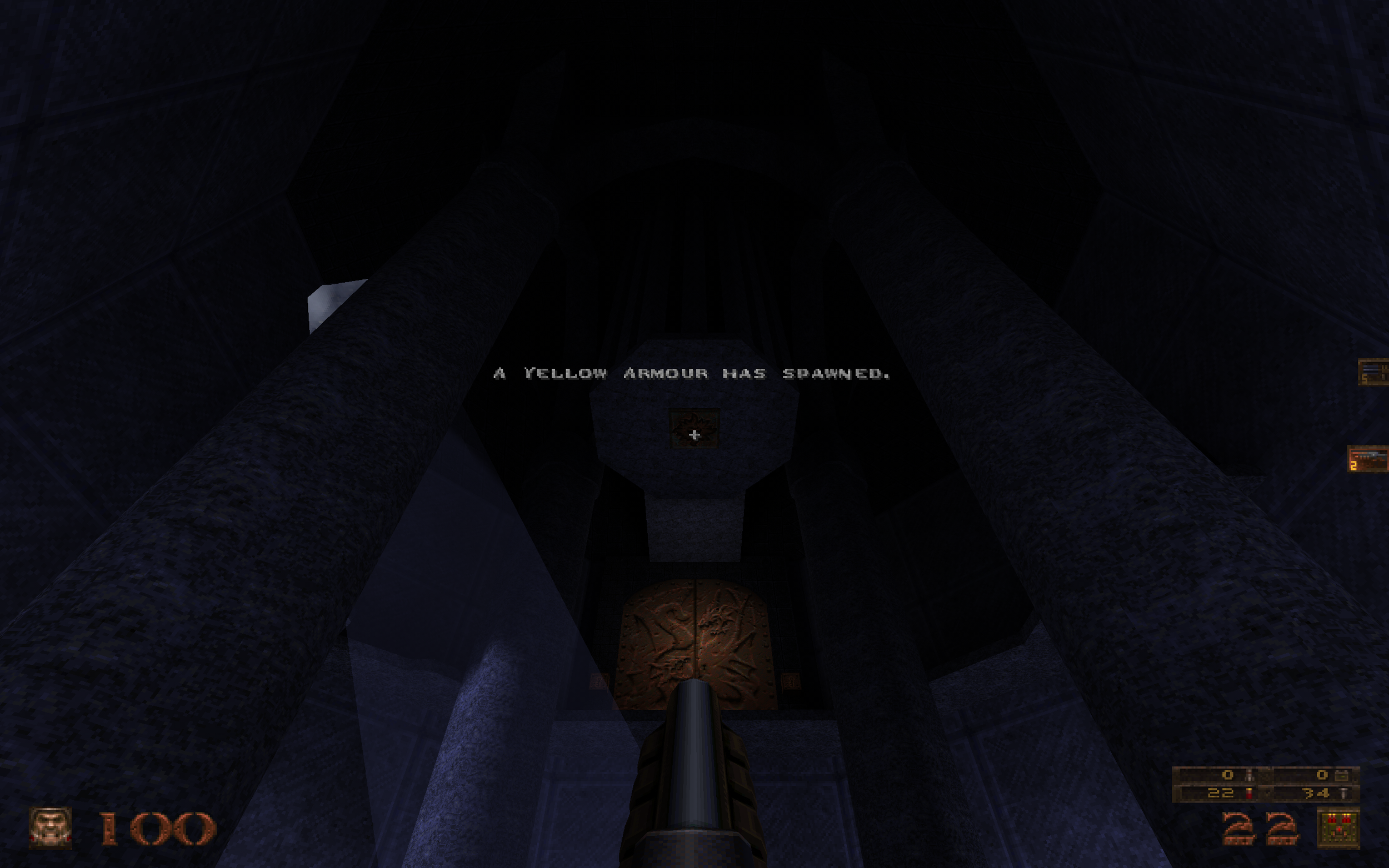 2) "A Yellow Armour has spawned"