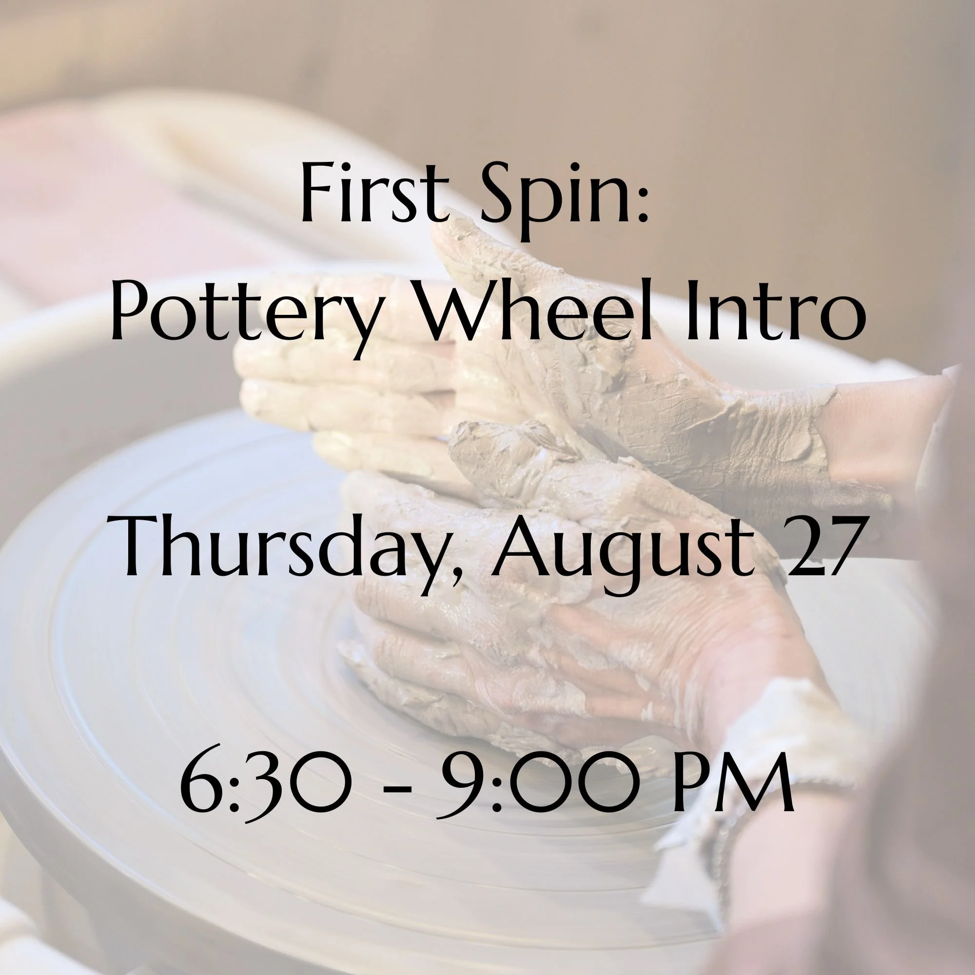 First Spin: Thu, August 27 | 6:30 - 9:00 PM (TNPA27)