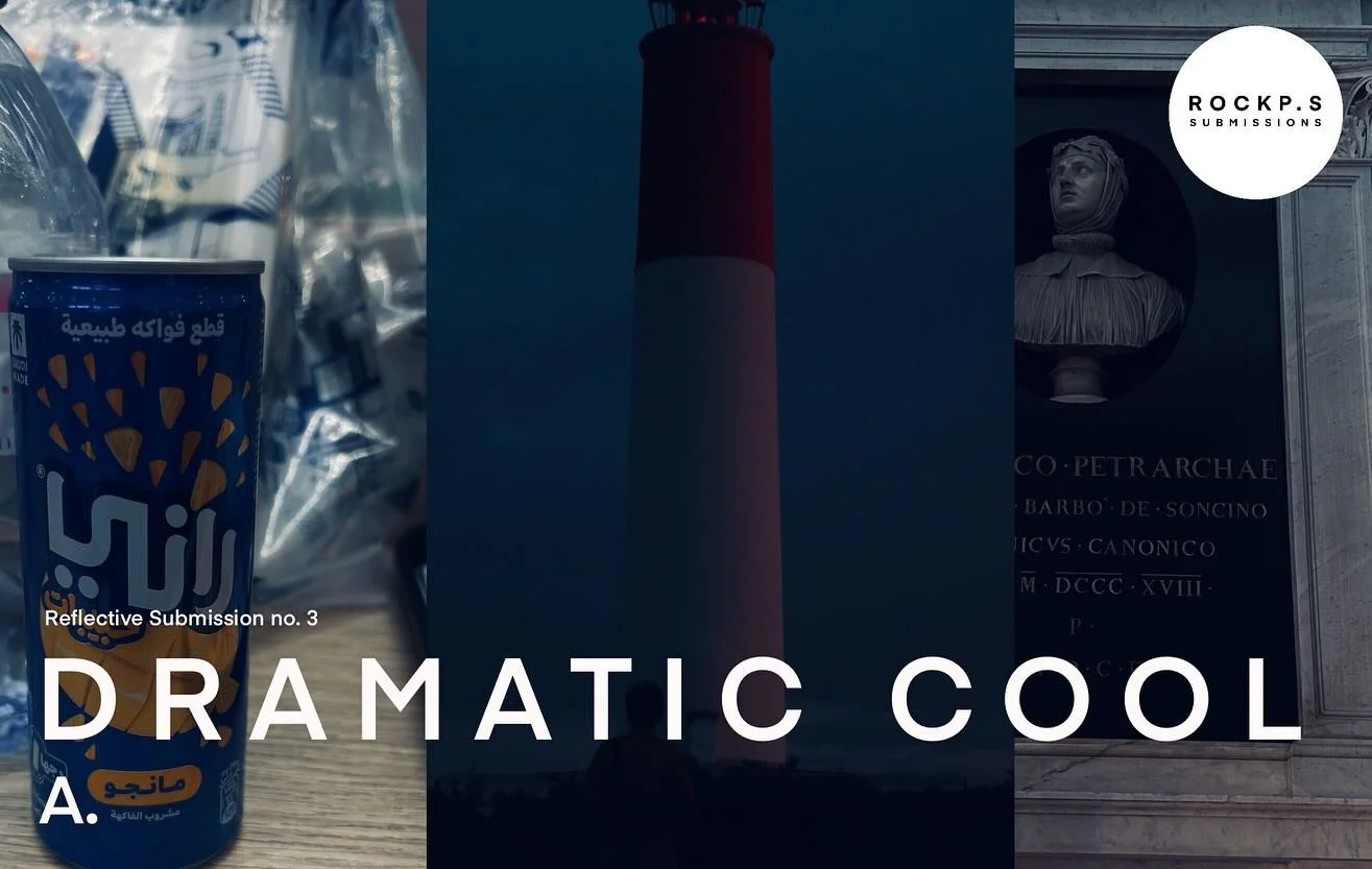 Reflective Submission no. 3

&lsquo;Dramatic Cool&rsquo; SUBMITTED BY Anon. 

Edited by LOLA TEREK

🪨📄✂️