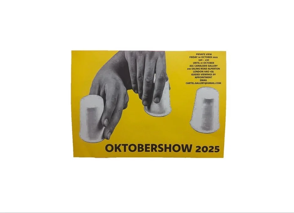 OKTOBERSHOW 2025

I am very happy to have been exhibited by the Cartel Gallery this Oktober alongside an eclectic variety of art. 

Work exhibited:
&lsquo;Printed Monuments to Women&rsquo; 
2025
9 Linocut prints on A5 printing paper 
Available as A6 