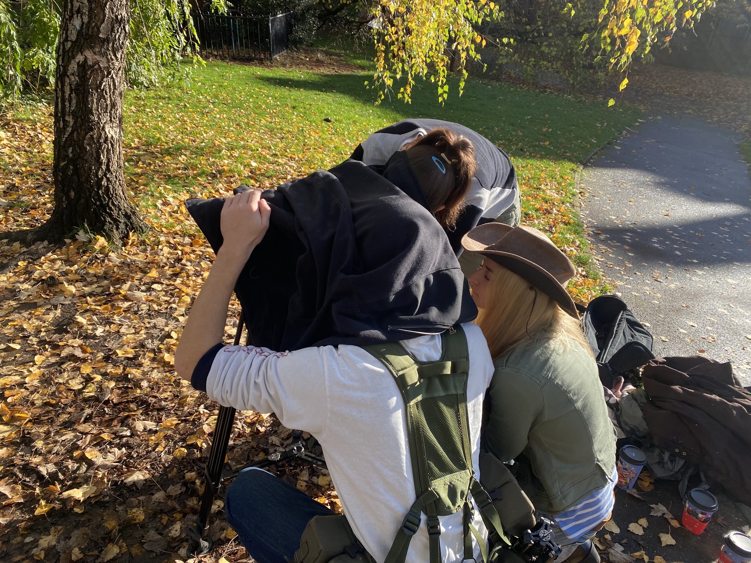 HARLAND COSSONS (DOP), LOLA TEREK (WRITER, DIRECTOR & PRODUCER) & JULIETTE HATTON (BONNIE)