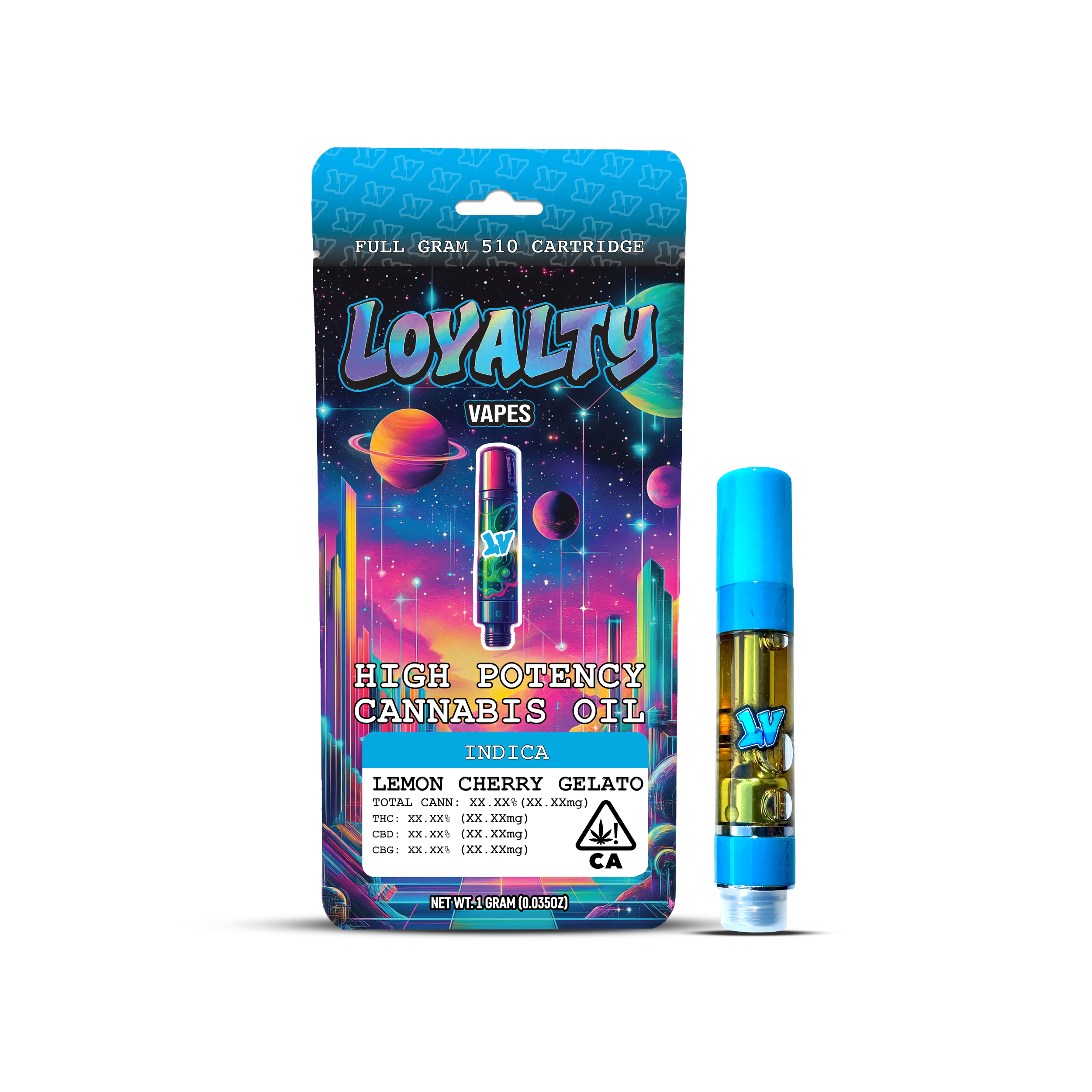 Full Gram 510 Thread Vape Cartridge