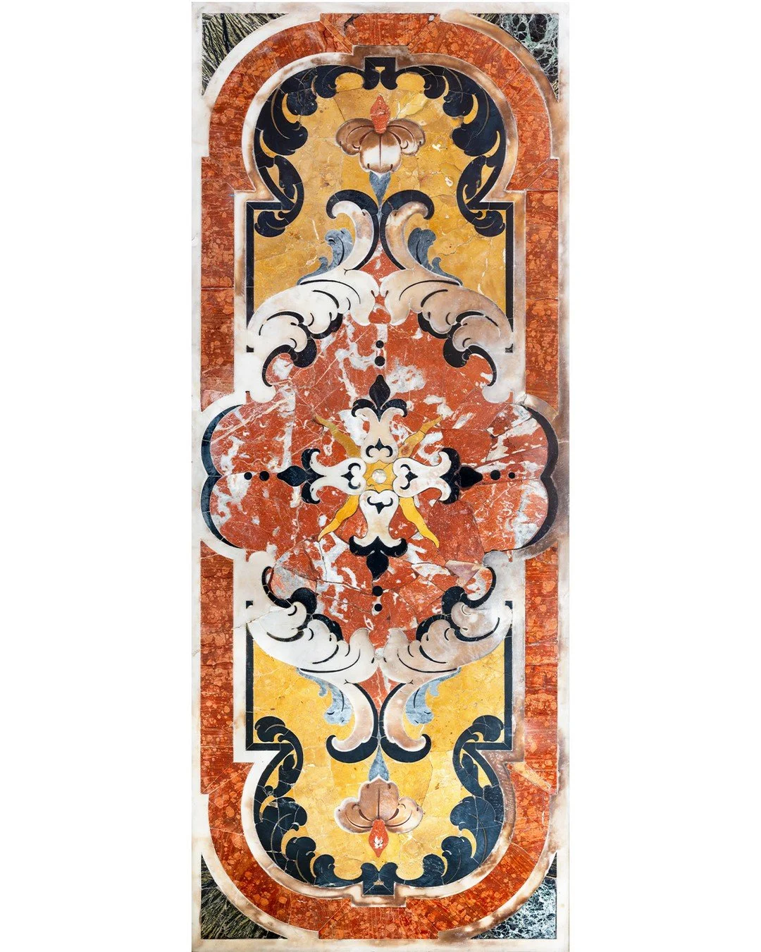 This breathtaking Baroque mosaic is a perfect example of Pietra Dura—an intricate inlay technique using finely cut and polished colored stones to create elaborate designs.
Housed inside the Chiesa di San Pietro Martire in Naples, this masterpi