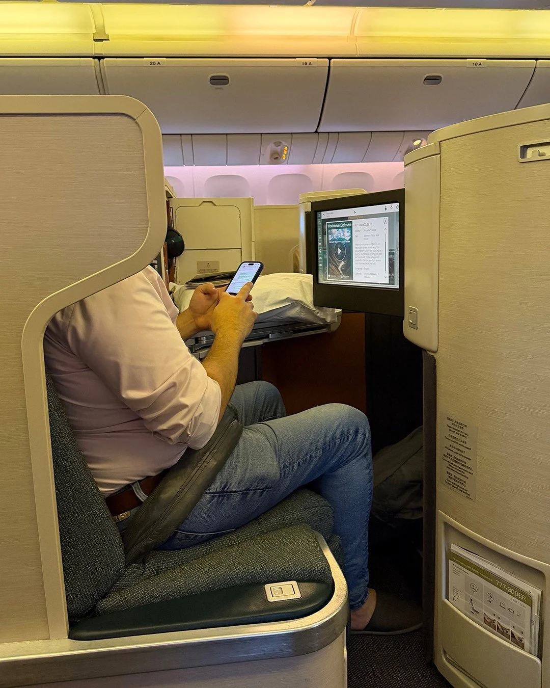 The best journeys begin with the right company. Somewhere over the Atlantic, en route to the source of beautiful stone materials, traveling alongside a very mysterious client with very refined taste.