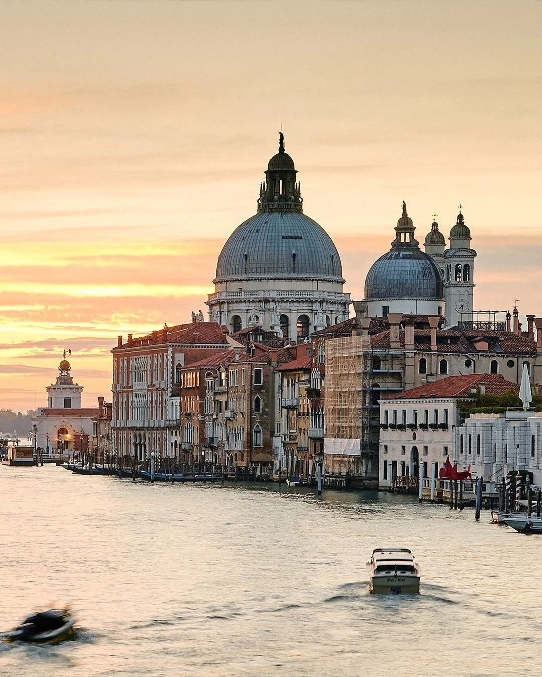 Venice at golden hour. A city built on water and stone.