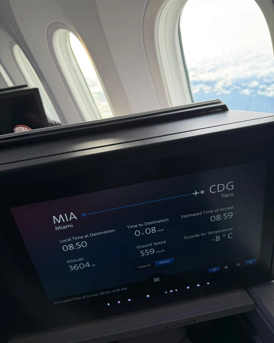 8 minutes to CDG.
Heading to Paris for the week &mdash; stone sourcing, design, and figuring out if the espresso measures up to home. Spoiler: it won't. 🇮🇹🇫🇷
Updates all week from the city.