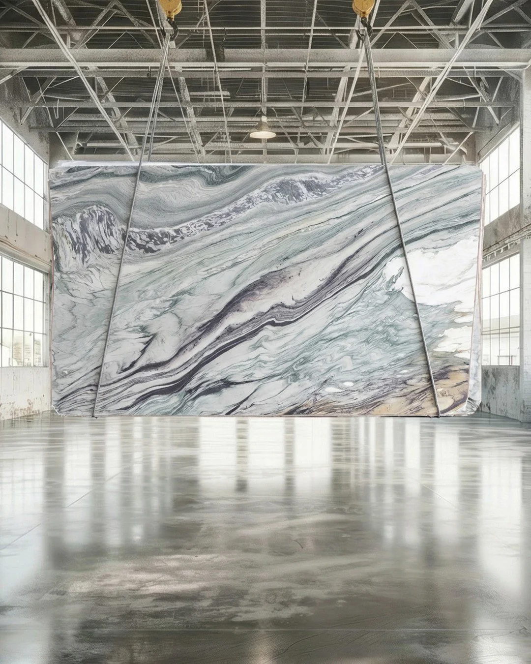 The Italians named it after an onion. Cipollino &mdash; "little onion" &mdash; because the layers of green and grey swirl through the stone the same way they peel off a bulb. Quarried from the Apuan Alps in northern Italy, Cipollino Verde A