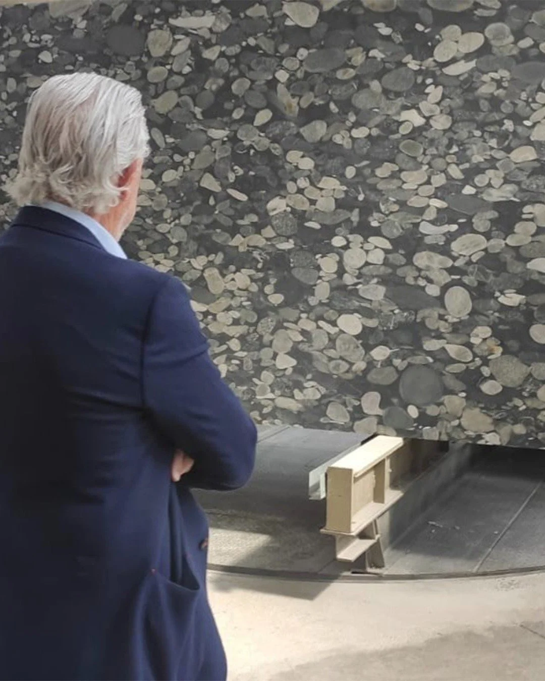 Modern art or marble slab?  Can't it be both?!