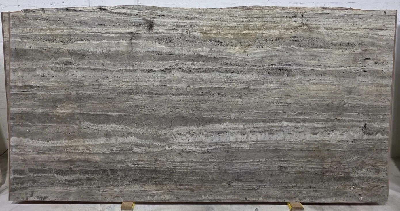 SILVER TRAVERTINE UNFILLED