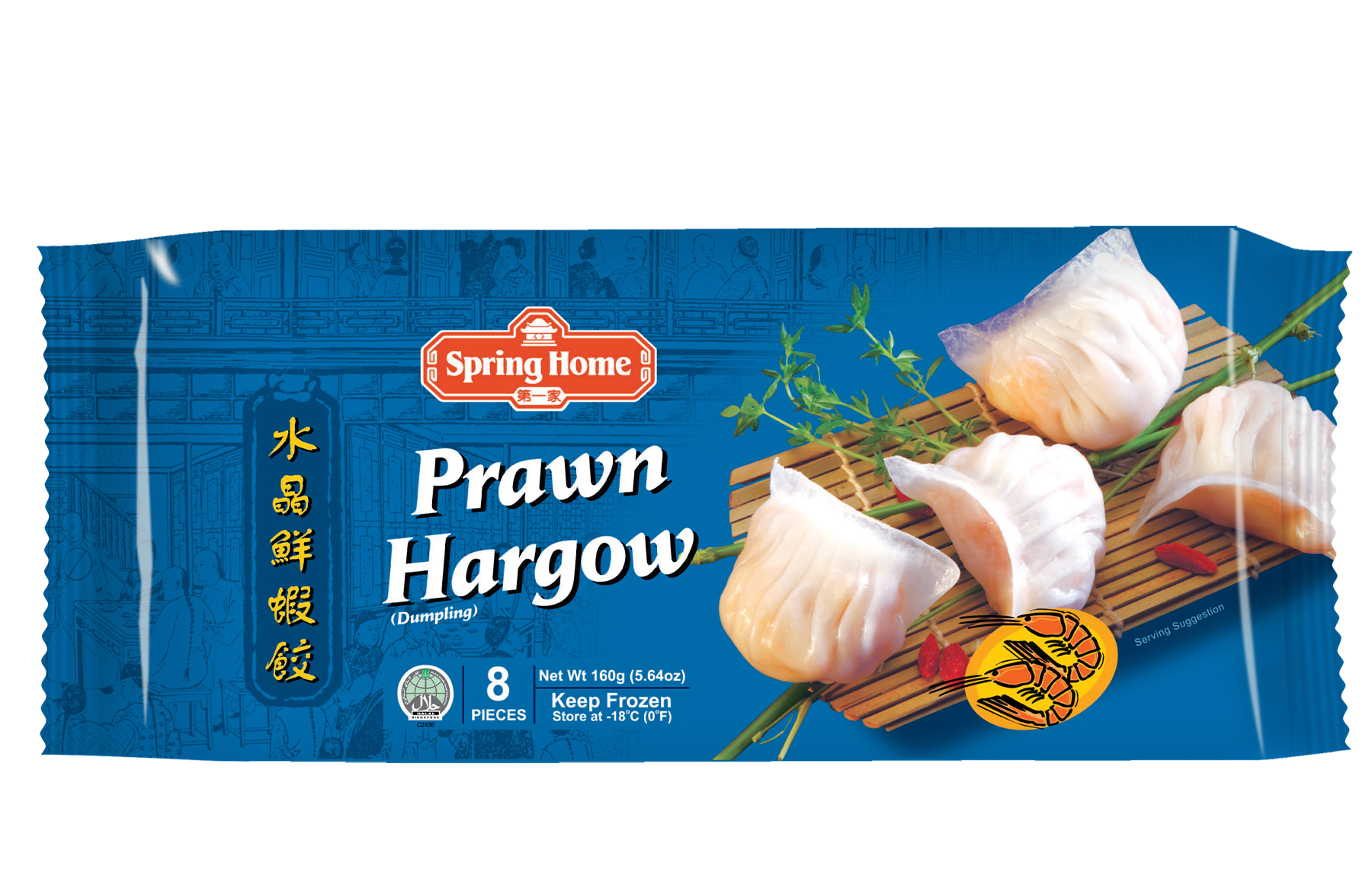 PRAWN HARGOW 8 PIECES

Wt/Pkt: 160g
Packing/Ctn: 8pcs × 24pkts
Net Wt/Ctn: 3.84kg
Gross Wt/Ctn: 4.80kg
Certification: Halal Certified ✅