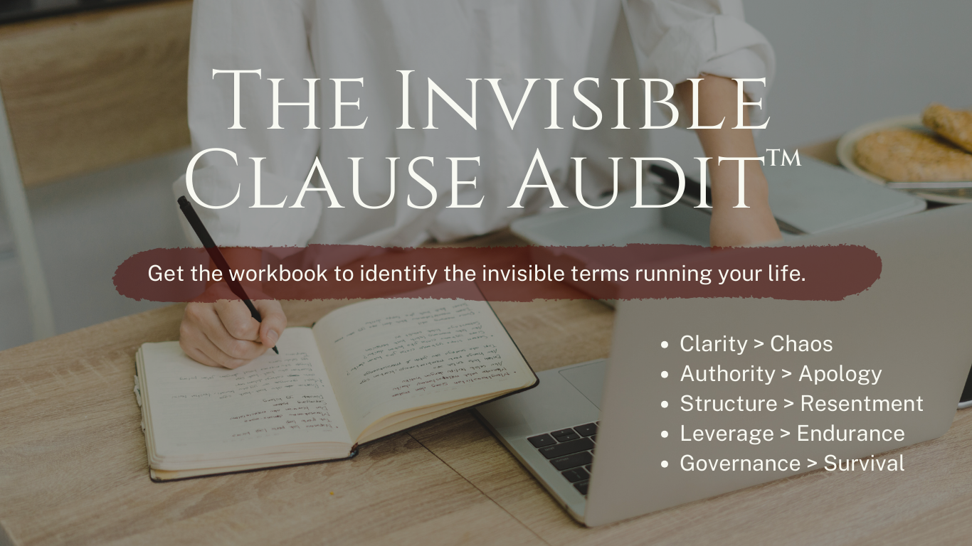 The Invisible Clause Audit™