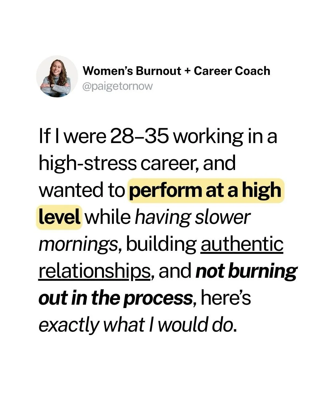 MOST women try to bypass the first phase entirely, and I promise you:

After years of coaching women in 9 to 5s through burnout, no one who has come to work with me is capable of exiting the stress cycle through mental fortitude alone.

And MOST of t