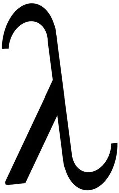 Greek letter 'lambda'