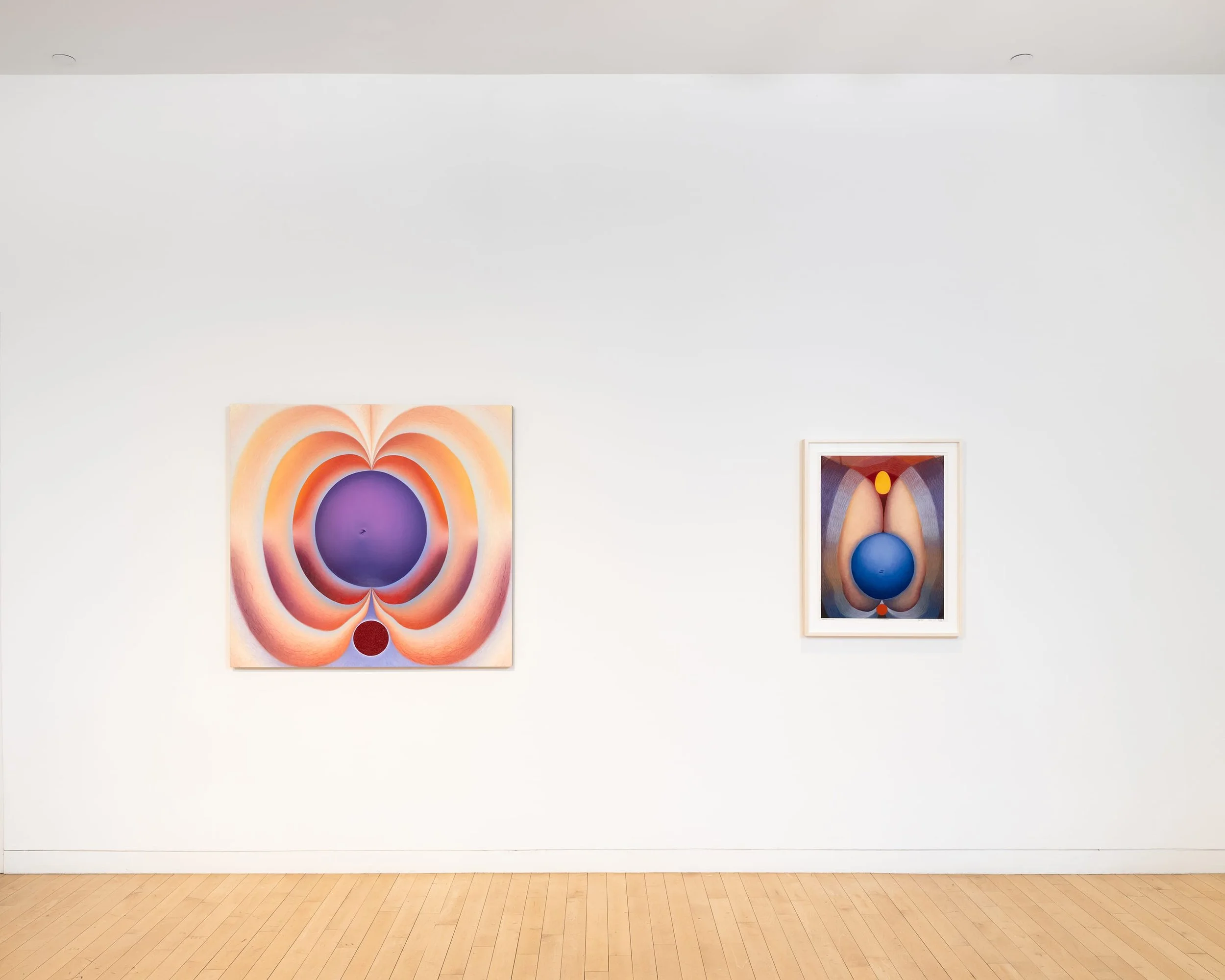   Loie Hollowell: Space Between, A Survey of Ten Years  (installation view), The Aldrich Contemporary Art Museum, January 21 to August 11, 2024. Courtesy of the artist. Photo: Jason Mandella 