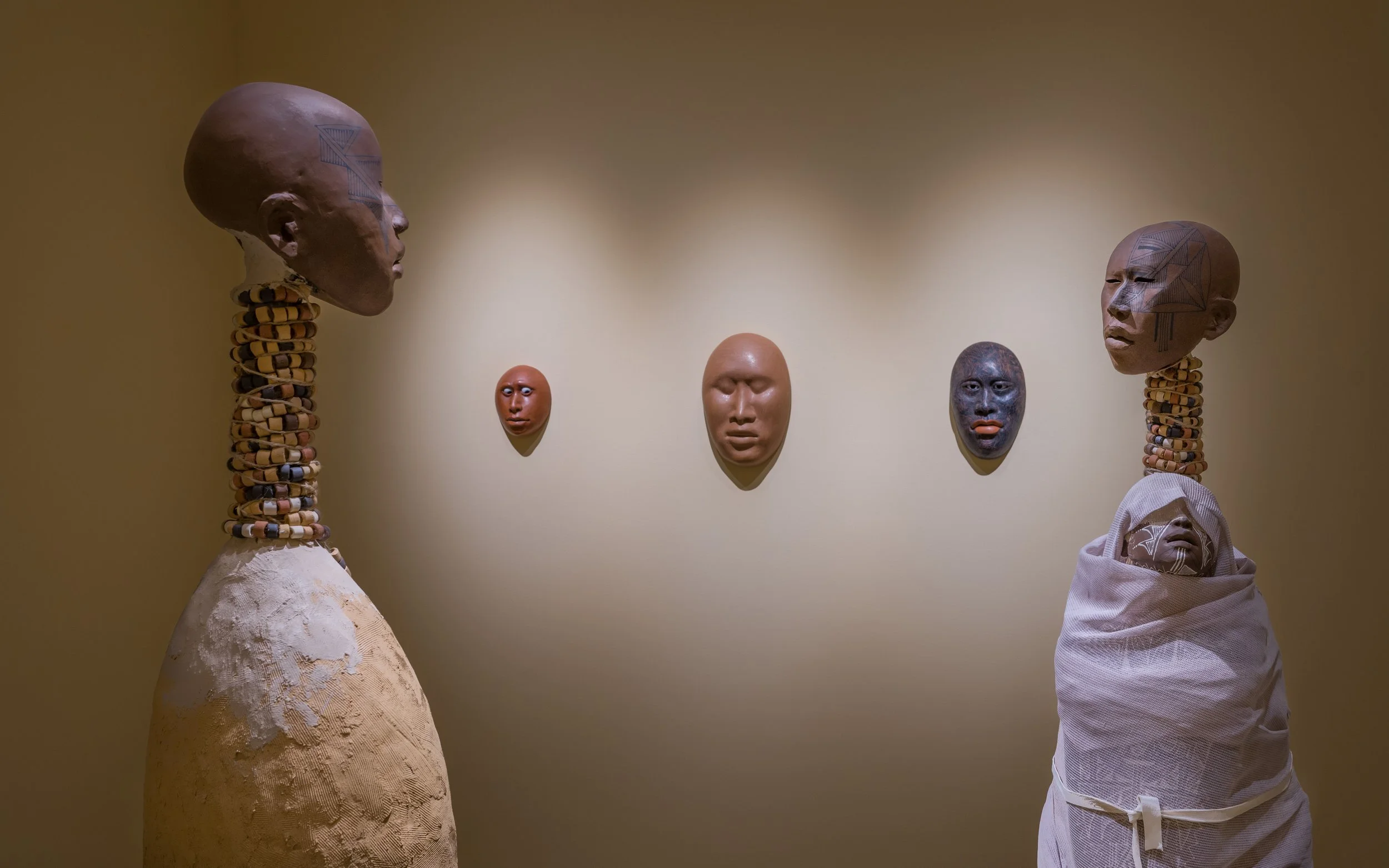 Installation view of Rose B. Simpson: Journeys of Clay (March 23 – September 1, 2024) at the Norton Museum of Art, West Palm Beach, Florida. Courtesy of the Norton Museum of Art. Photos: Ashley Kerr. 