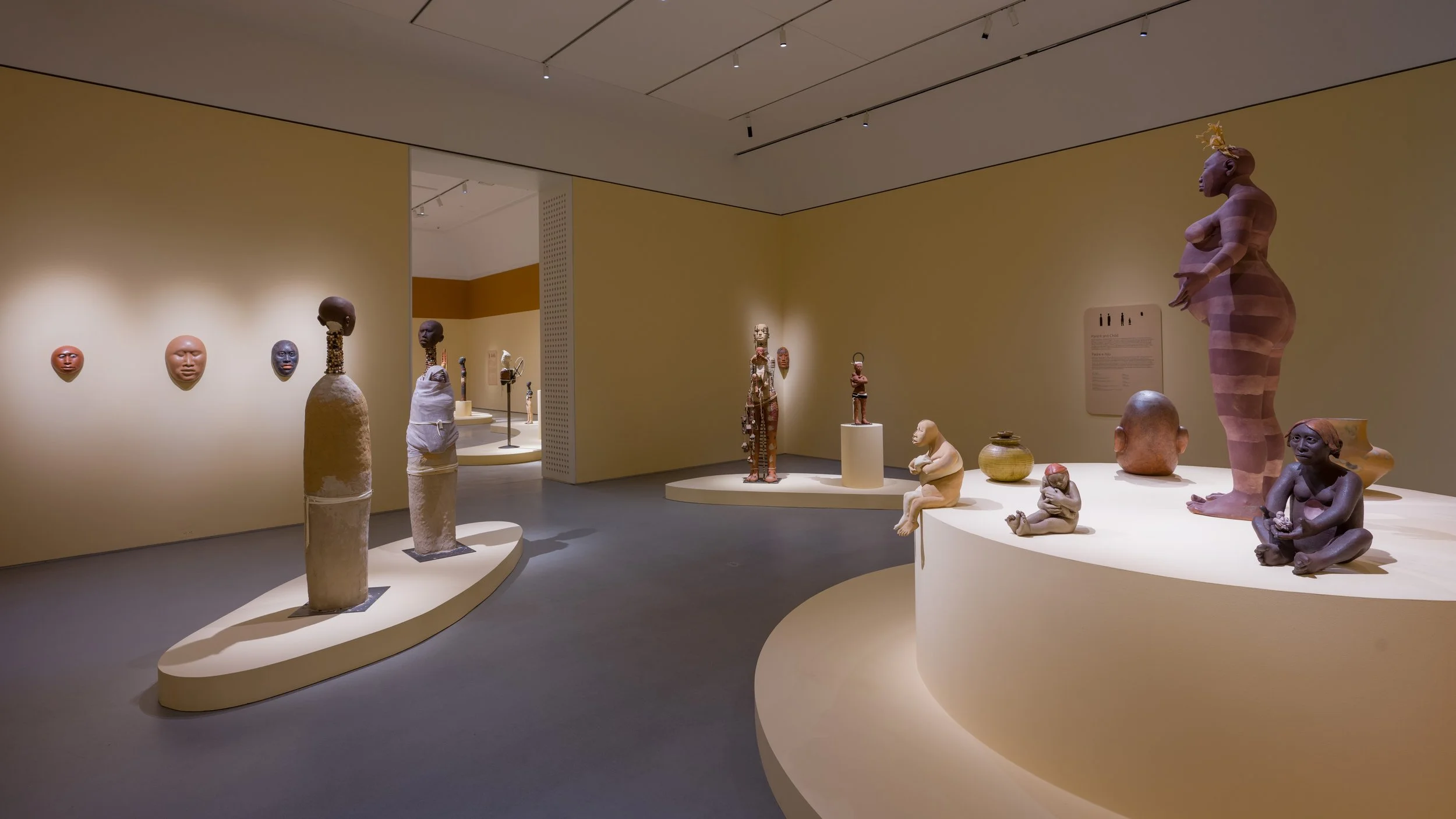  Installation view of Rose B. Simpson: Journeys of Clay (March 23 – September 1, 2024) at the Norton Museum of Art, West Palm Beach, Florida. Courtesy of the Norton Museum of Art. Photos: Ashley Kerr. 