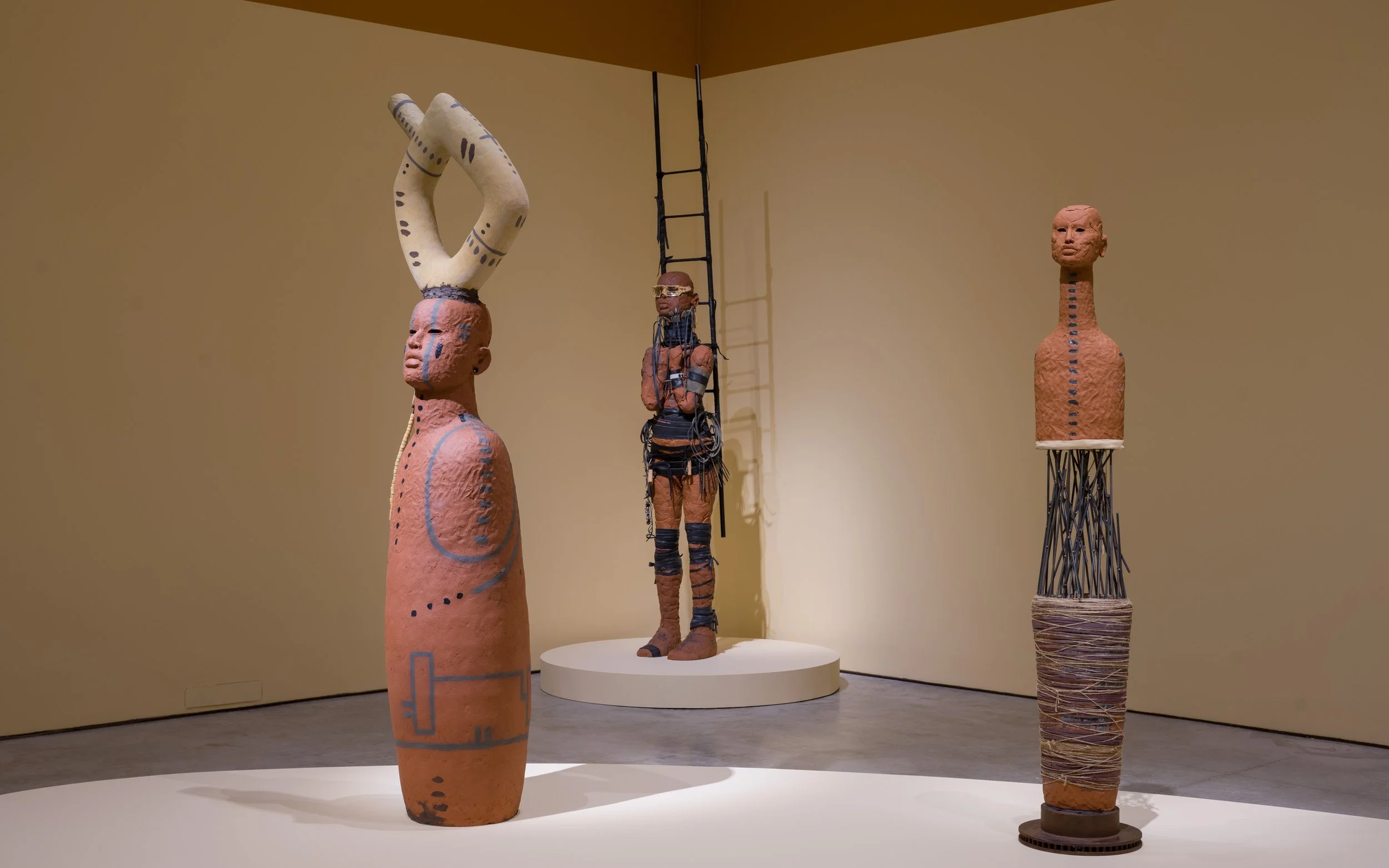  Installation view of Rose B. Simpson: Journeys of Clay (March 23 – September 1, 2024) at the Norton Museum of Art, West Palm Beach, Florida. Courtesy of the Norton Museum of Art. Photos: Ashley Kerr. 