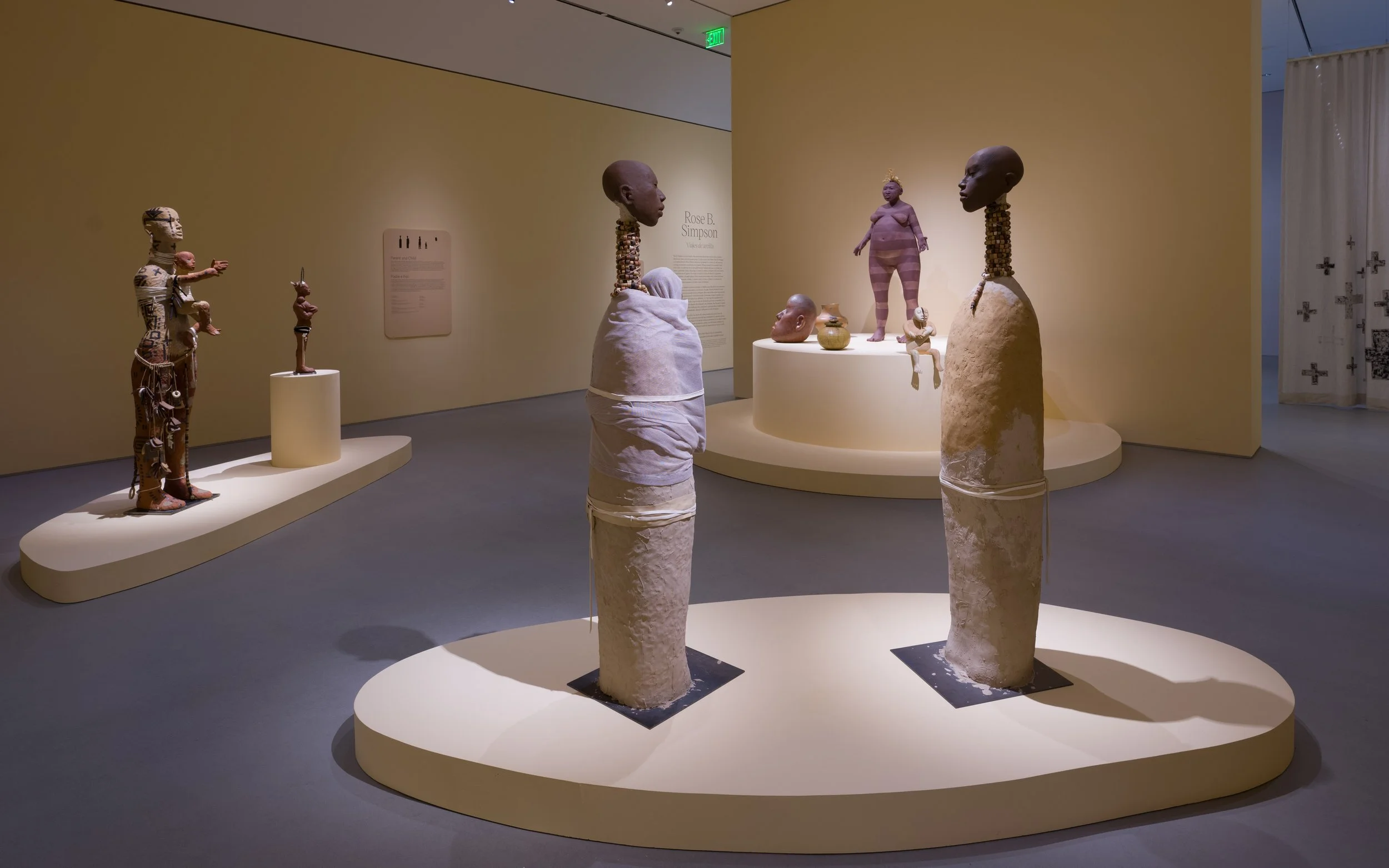  Installation view of Rose B. Simpson: Journeys of Clay (March 23 – September 1, 2024) at the Norton Museum of Art, West Palm Beach, Florida. Courtesy of the Norton Museum of Art. Photos: Ashley Kerr. 