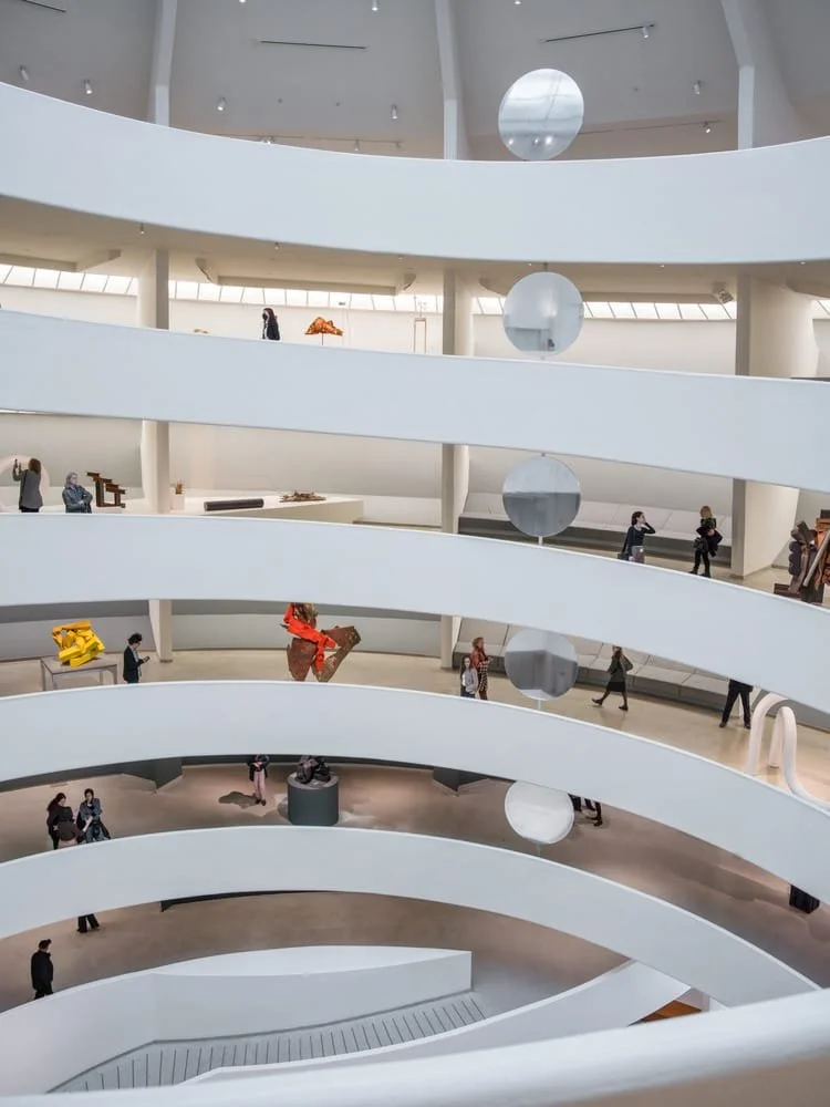  Installation view: Carol Bove, March 5–August 2, 2026; Solomon R. Guggenheim Museum, New York. Photograph by David Heald. © Solomon R. Guggenheim Foundation, New York. 