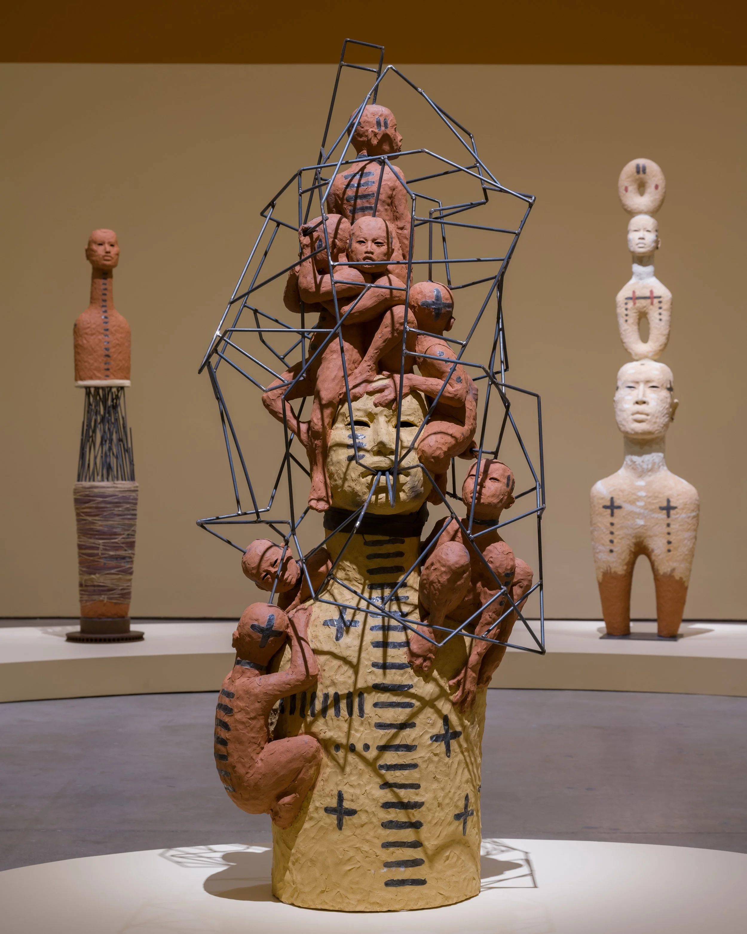  Installation view of Rose B. Simpson: Journeys of Clay (March 23 – September 1, 2024) at the Norton Museum of Art, West Palm Beach, Florida. Courtesy of the Norton Museum of Art. Photos: Ashley Kerr. 