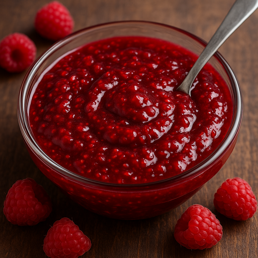 Fresh Raspberry Sauce — Silver Spoons