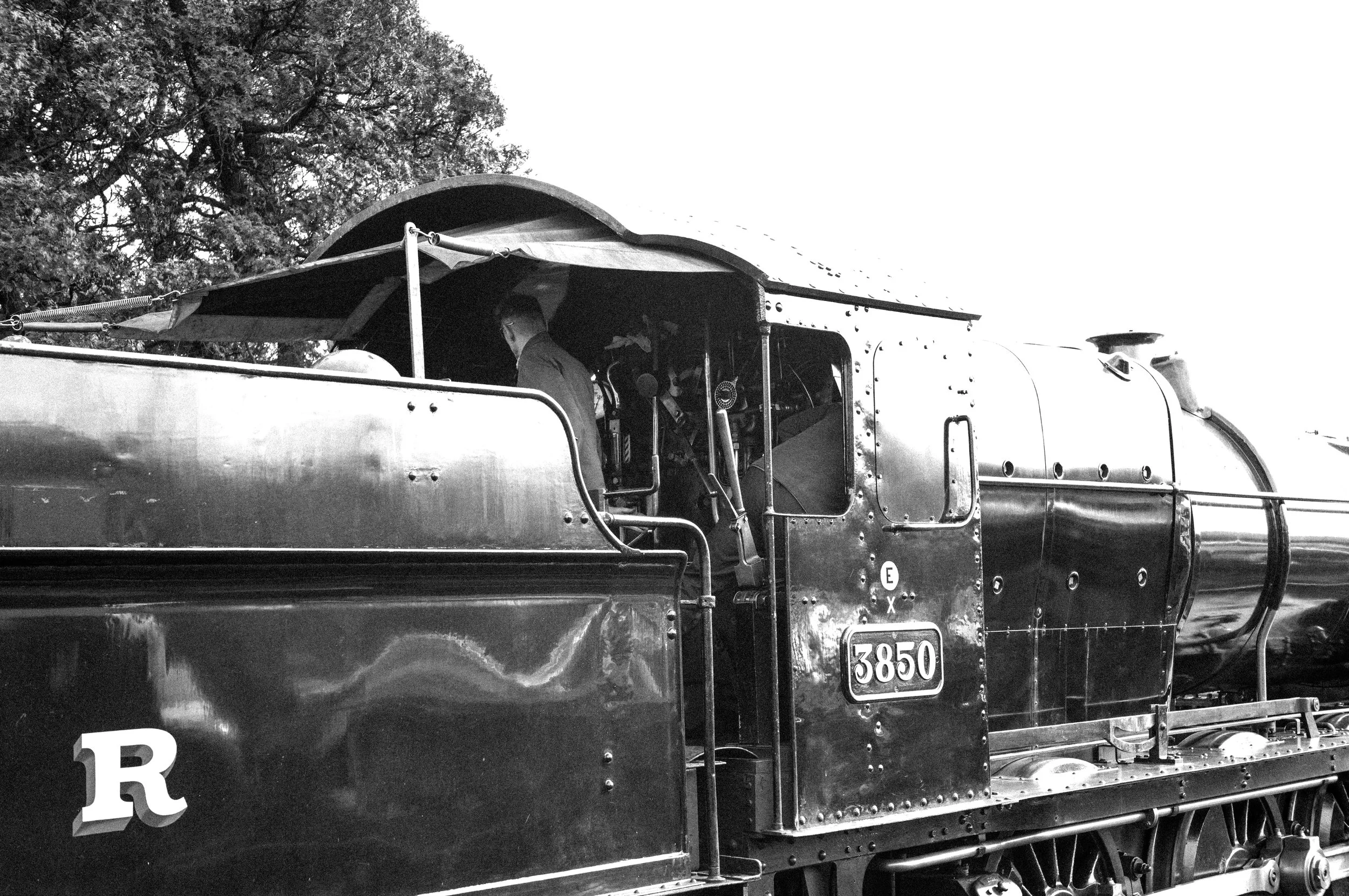 Another locomotive and crew arriving back.